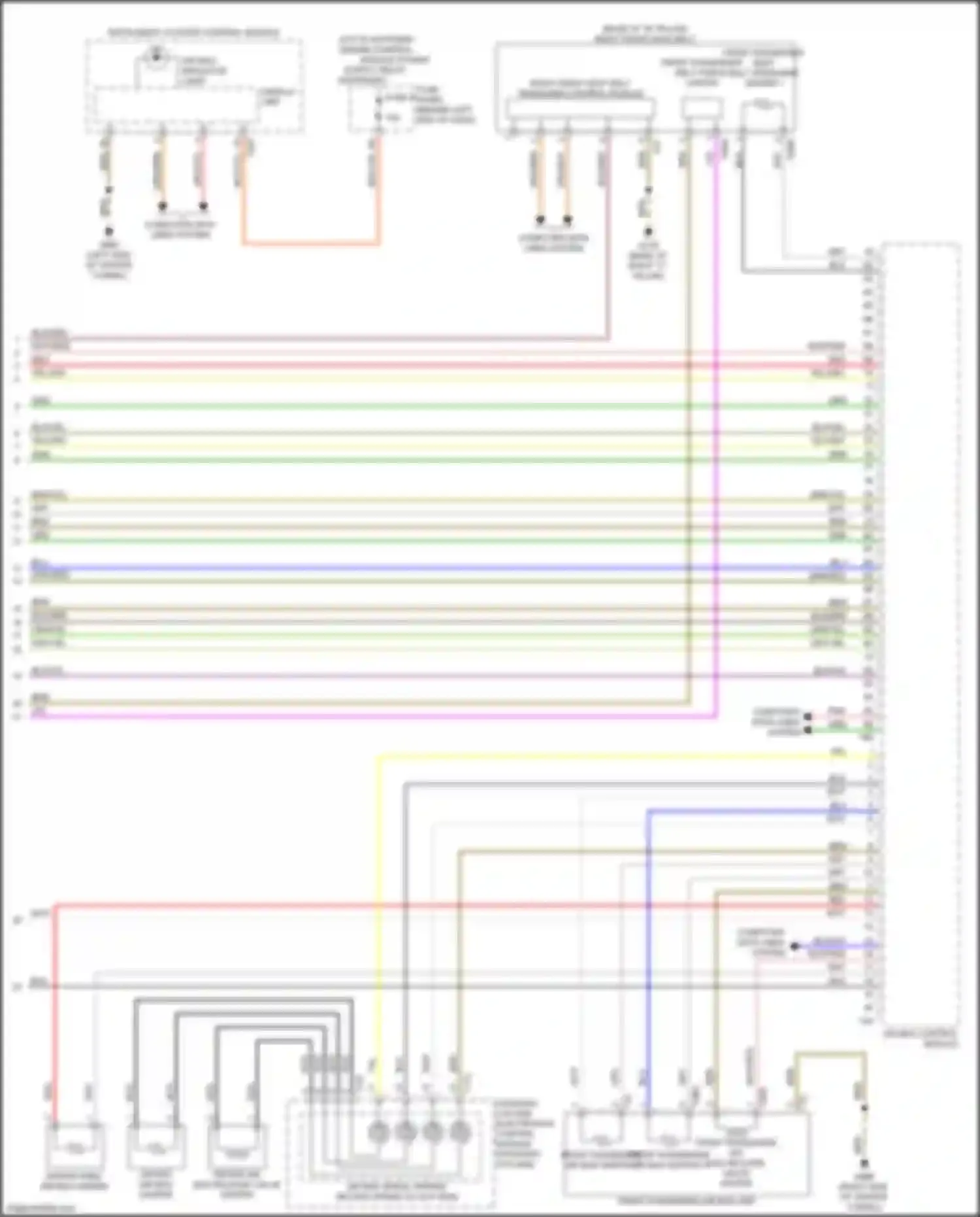 Wiring diagram org/blk for Audi A4 B9 (2015-2020) (5 of 5)