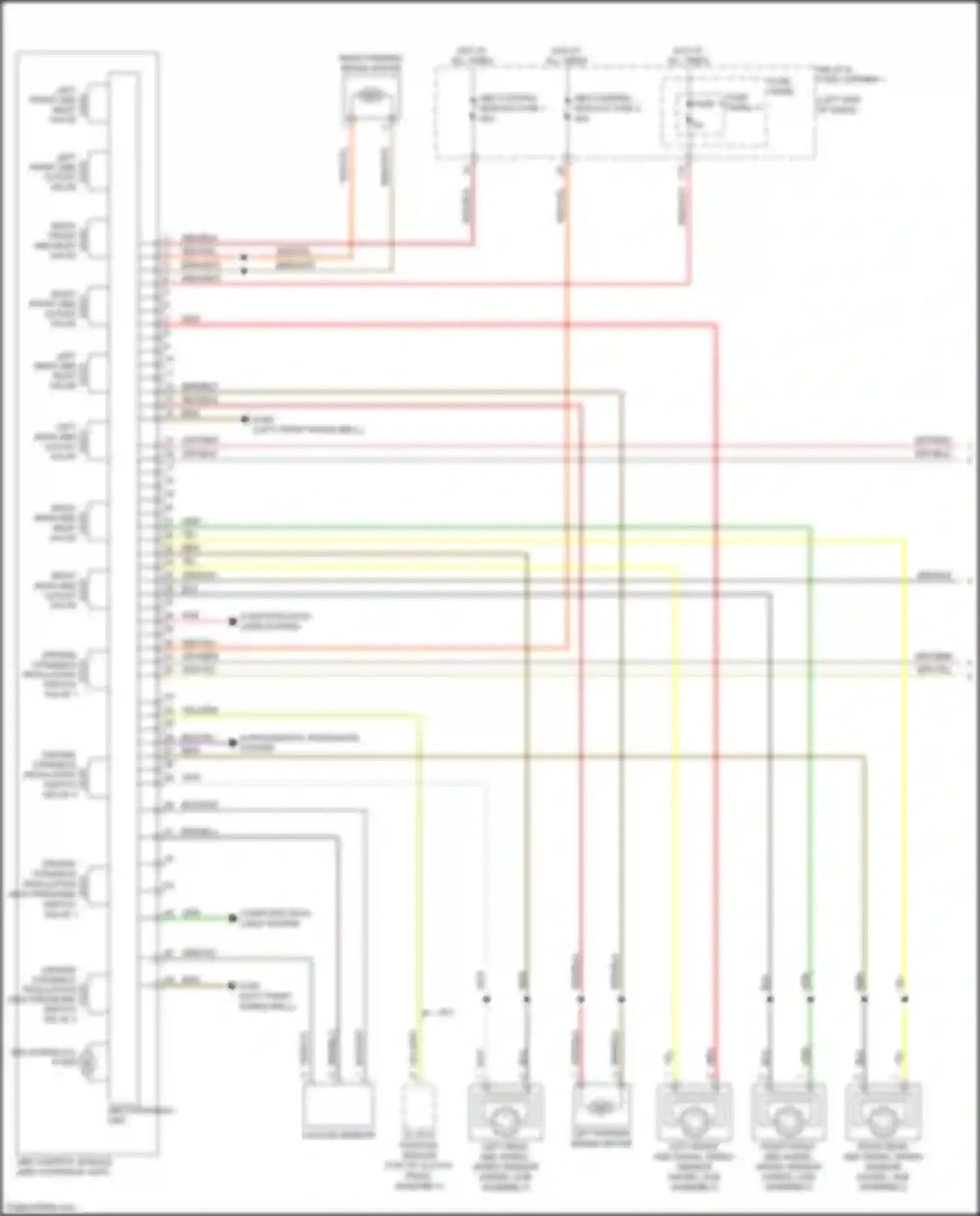 Wiring diagram right front abs inlet valve for Audi A4 B9 (2015-2020) (1 of 1)