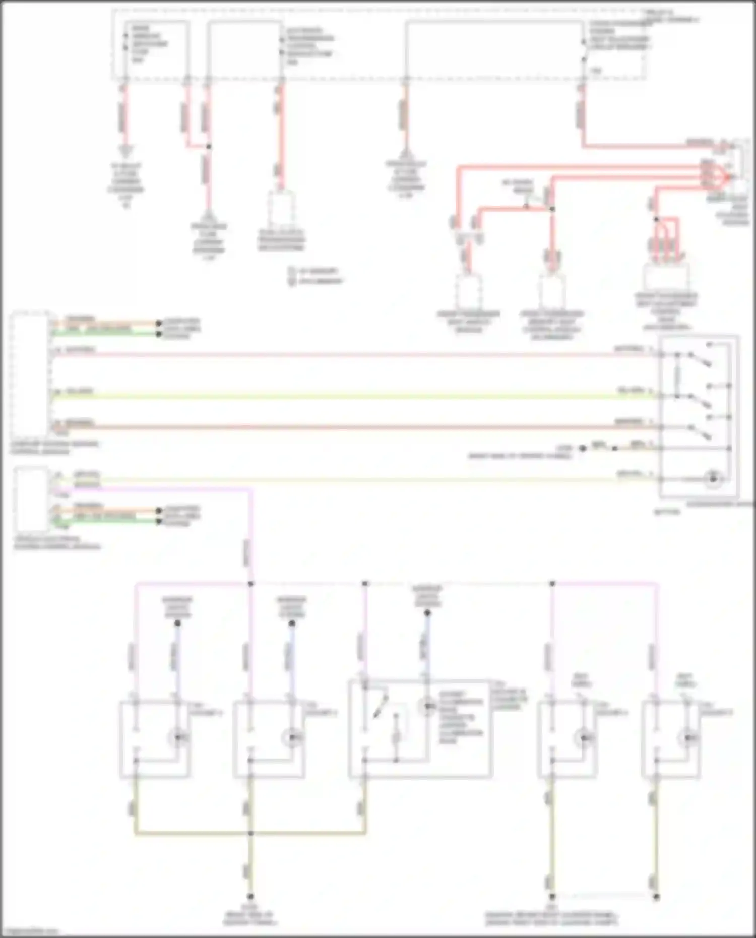 Wiring diagram socket illumination bulb, cigarette lighter illumination bulb for Audi A4 B9 (2015-2020) (1 of 1)