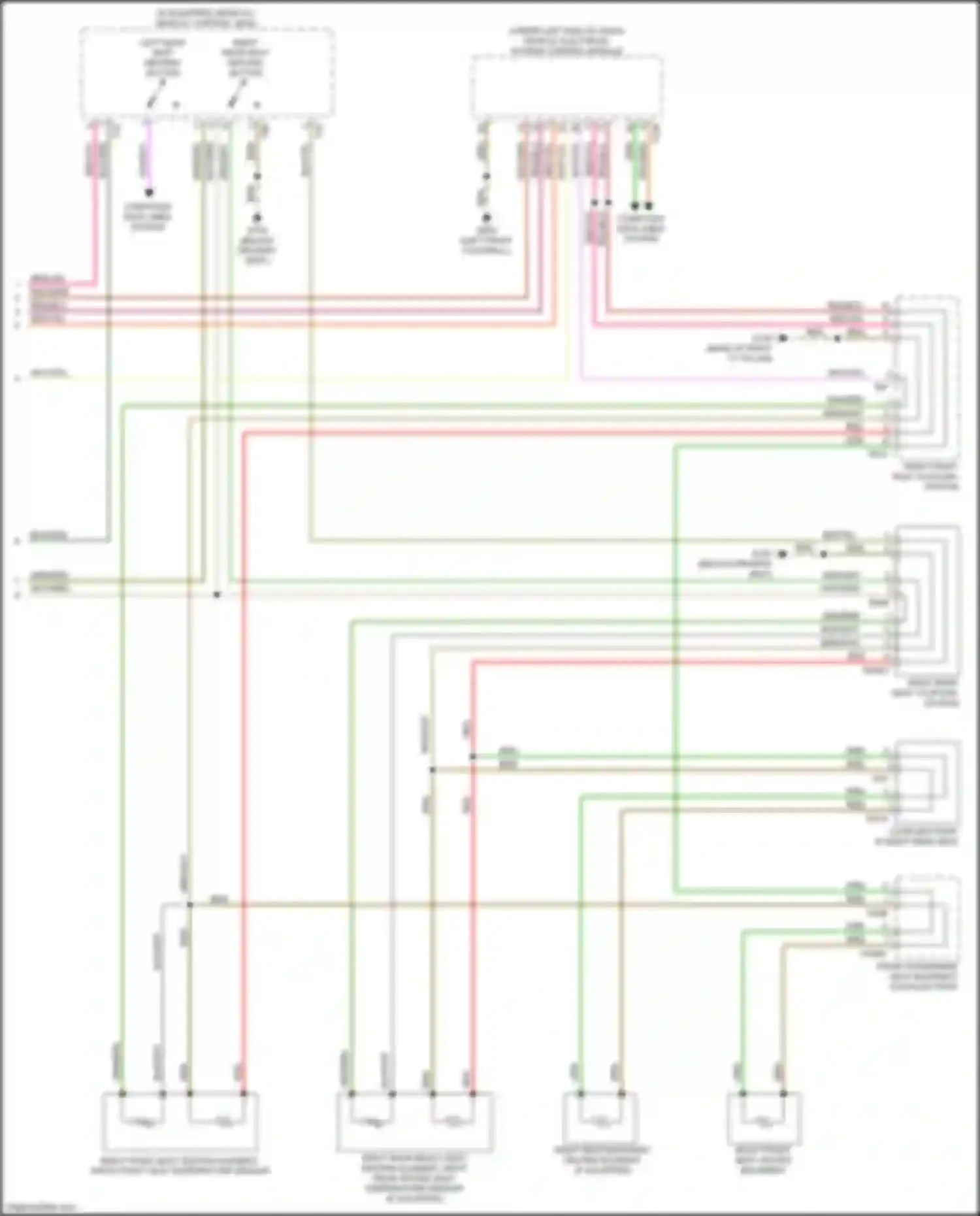 Wiring diagram vehicle electrical system control module for Audi A4 B9 (2015-2020) (14 of 36)