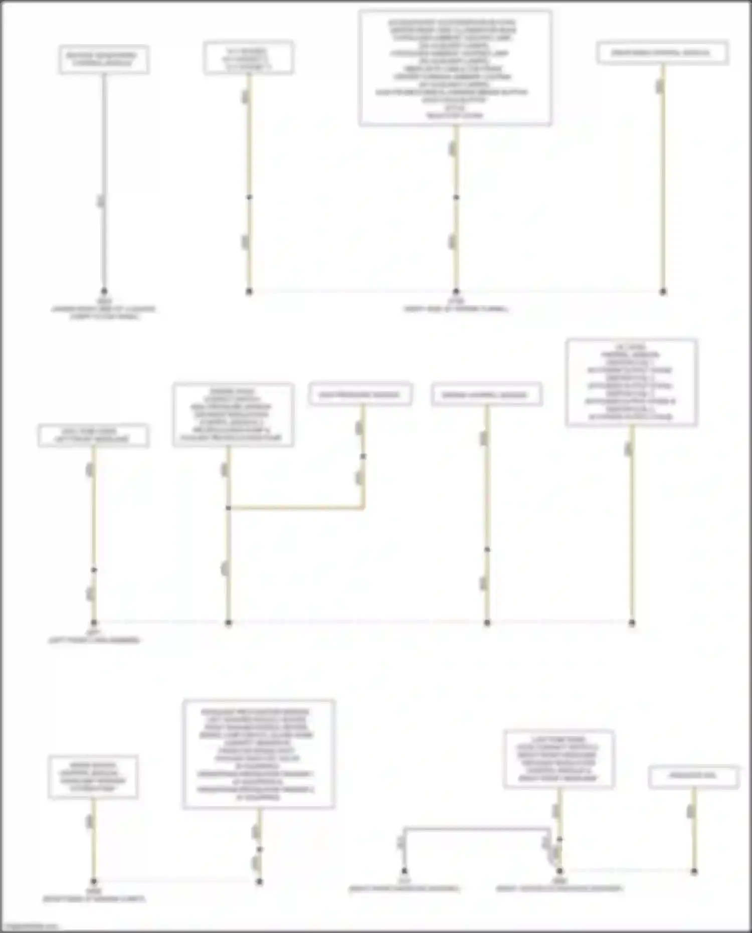 Wiring diagram w/ auxiliary lamps for Audi A4 B9 (2015-2020) (10 of 10)