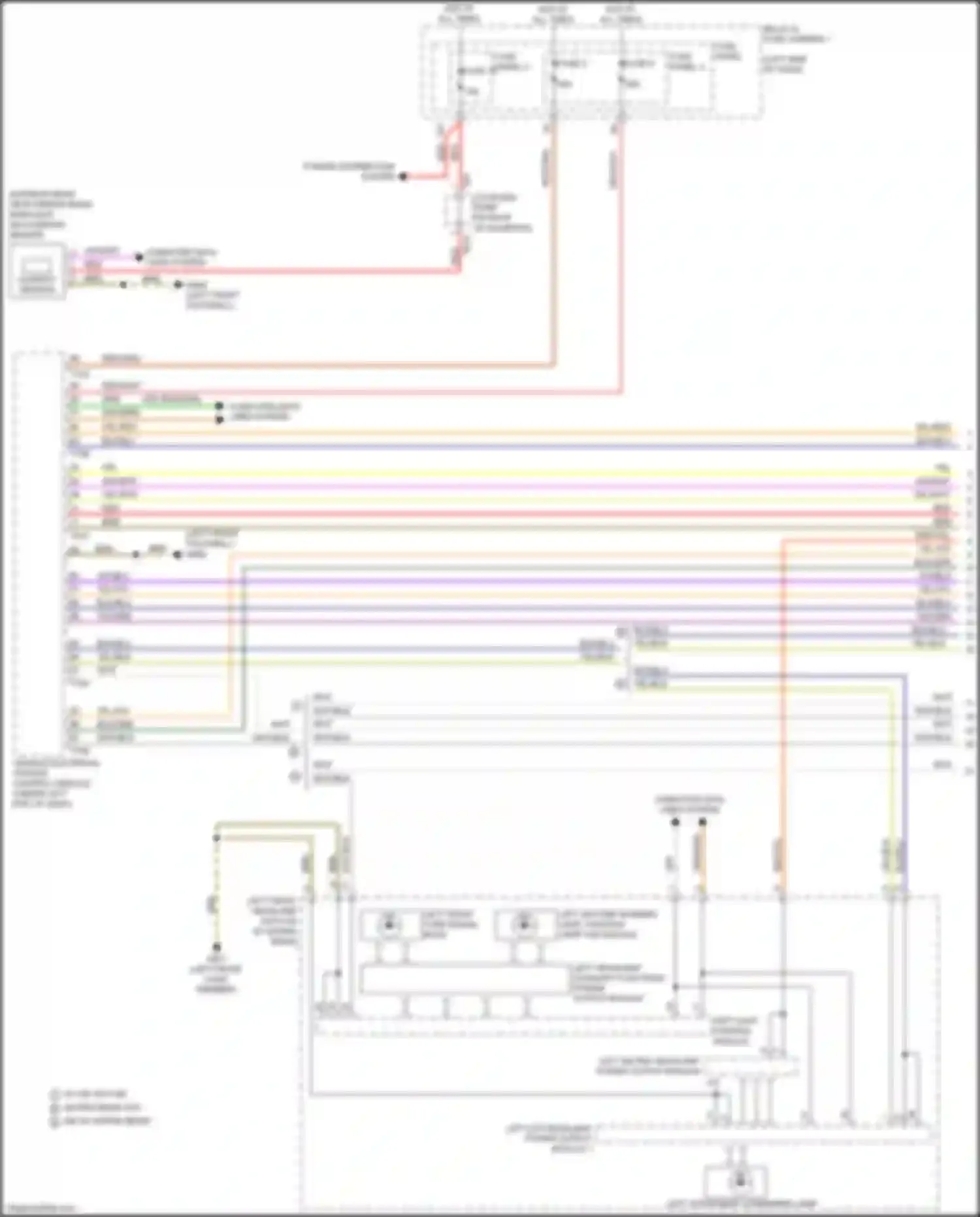 Wiring diagram wht/blk for Audi A4 B9 (2015-2020) (1 of 18)