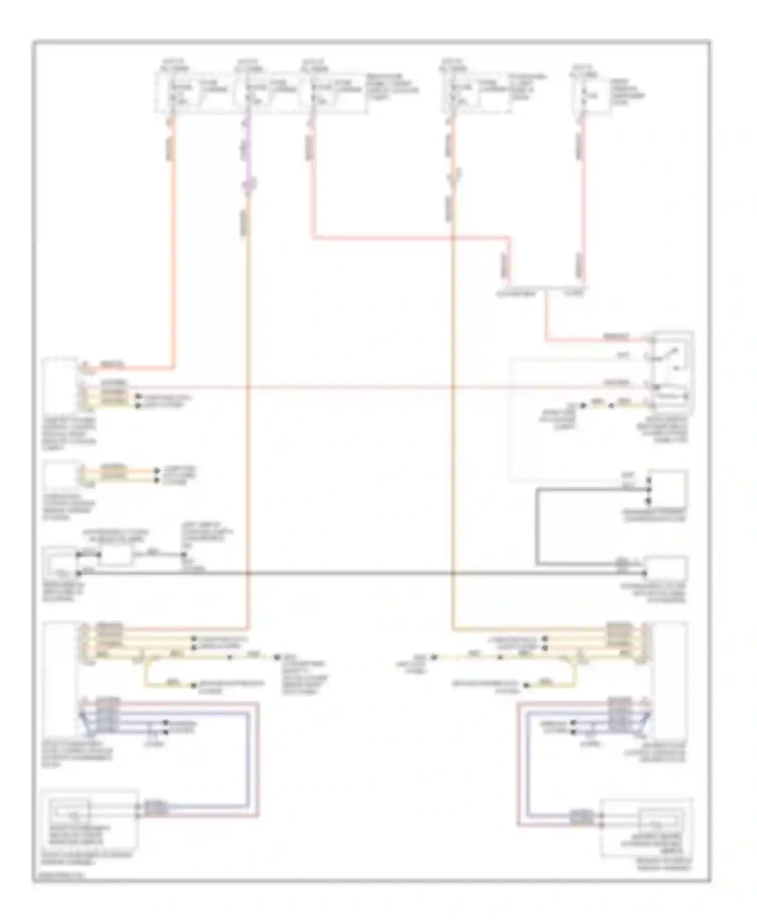 A5 Audi I facelift (2011-2016): Defoggers circuit