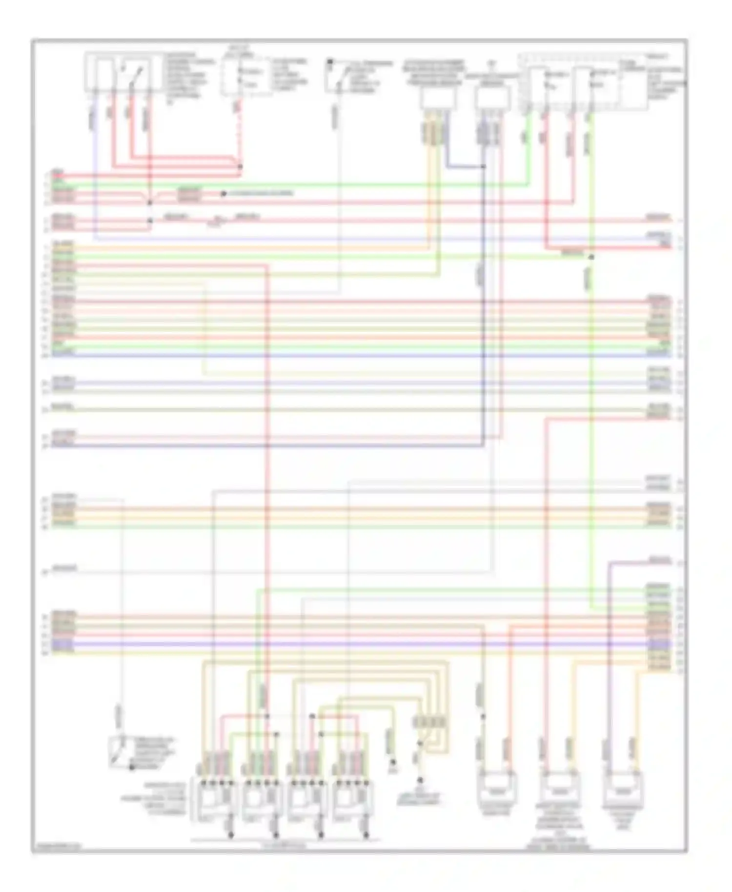 A5 Audi I facelift (2011-2016): Wiring diagram engine performance 2.0l turbo (2 of 6)