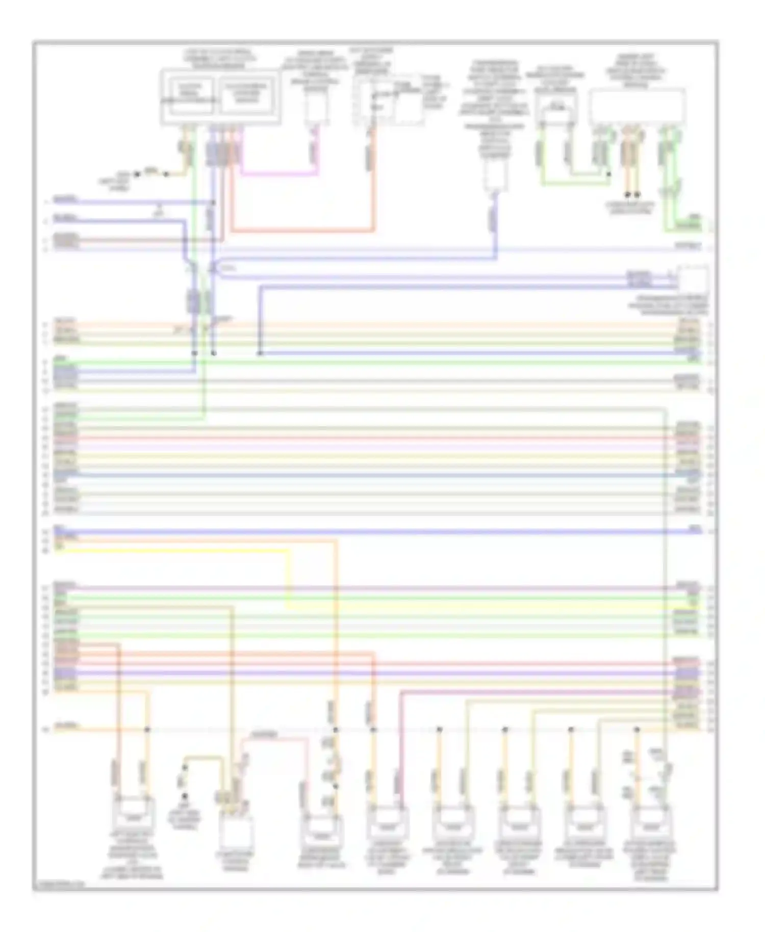 A5 Audi I facelift (2011-2016): Wiring diagram engine performance 2.0l turbo (4 of 6)