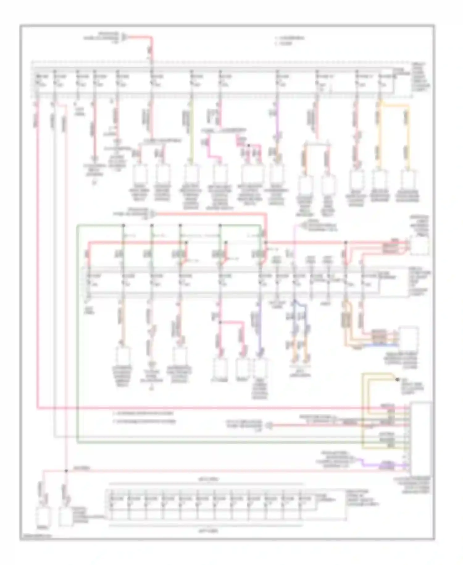 A5 Audi I facelift (2011-2016): Power distribution circuit (3 of 9)