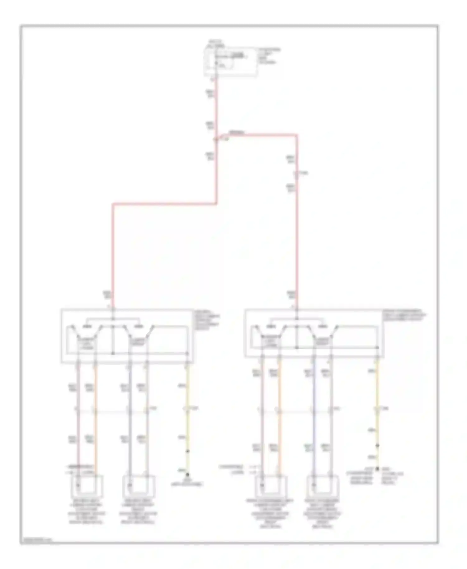 A5 Audi I facelift (2011-2016): Lumbar circuit