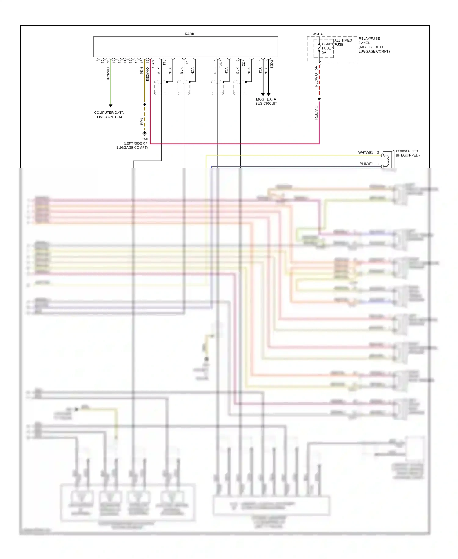 Audi A5 I facelift (2011-2016) blk wiring diagram  (90 of 118)