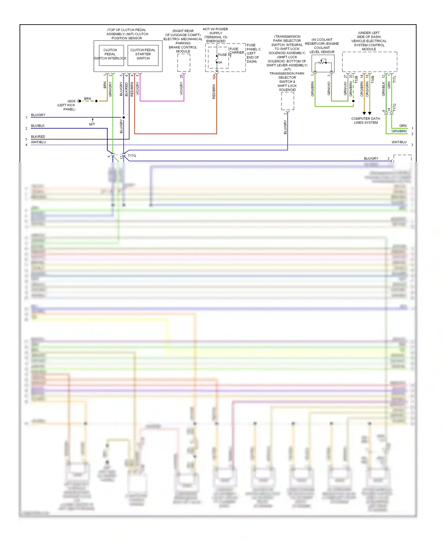 Audi A5 I facelift (2011-2016) blu/grn wiring diagram  (8 of 54)