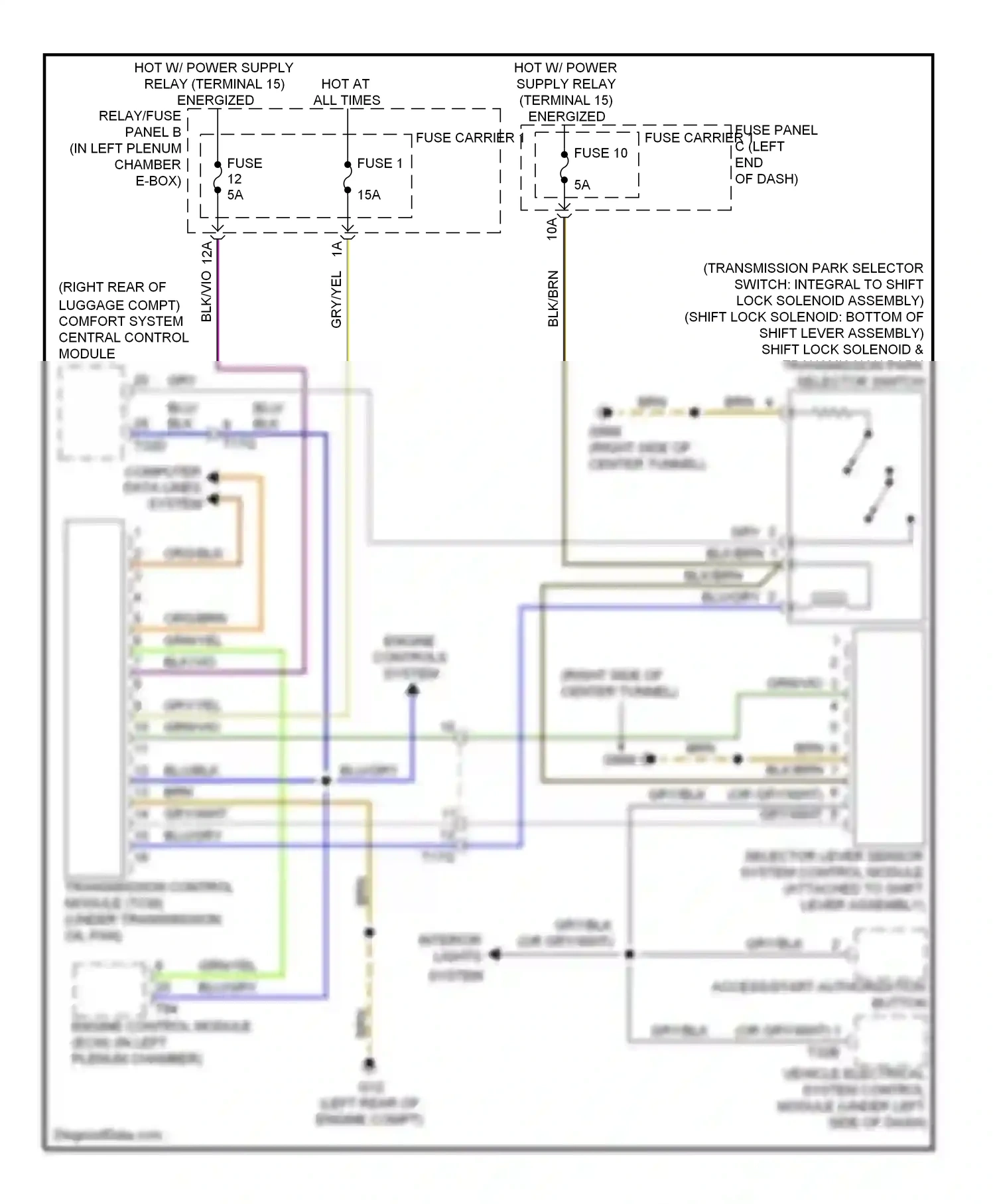 Audi A5 I facelift (2011-2016) computer data lines system wiring diagram  (102 of 123)
