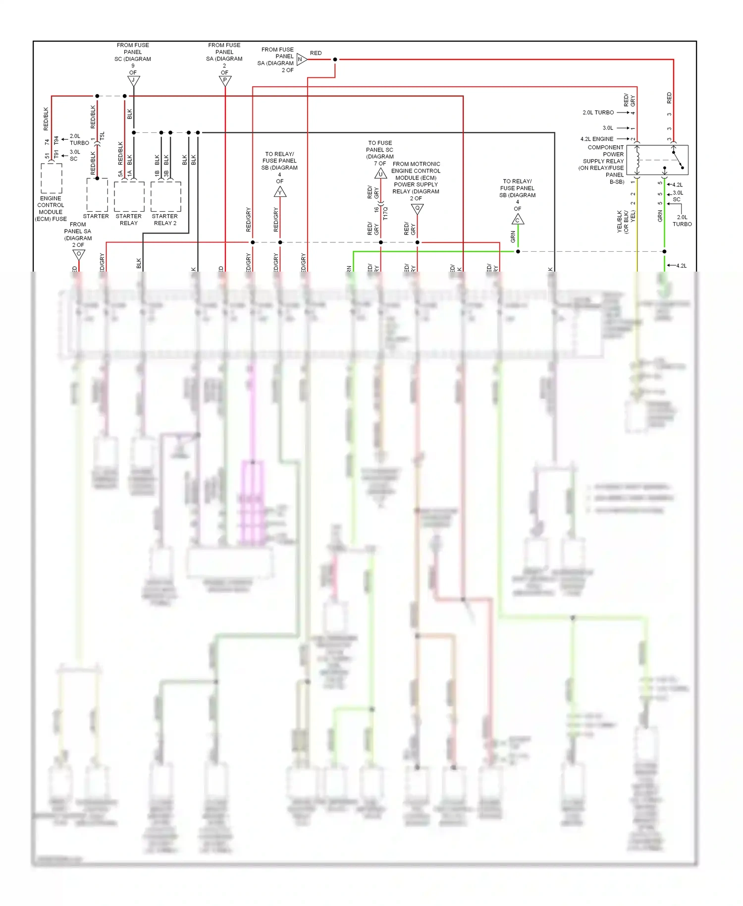 Audi A5 I facelift (2011-2016) engine control module (ecm) wiring diagram  (9 of 16)