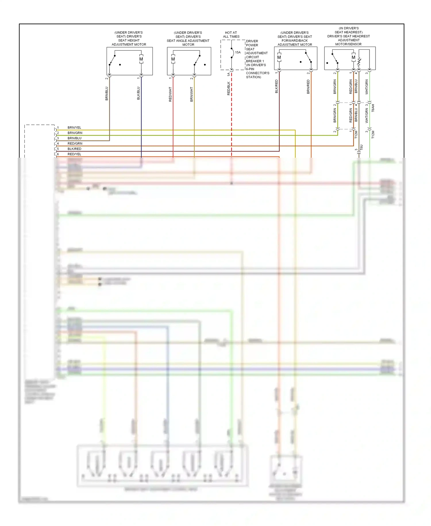 Audi A5 I facelift (2011-2016) head wiring diagram  (1 of 2)
