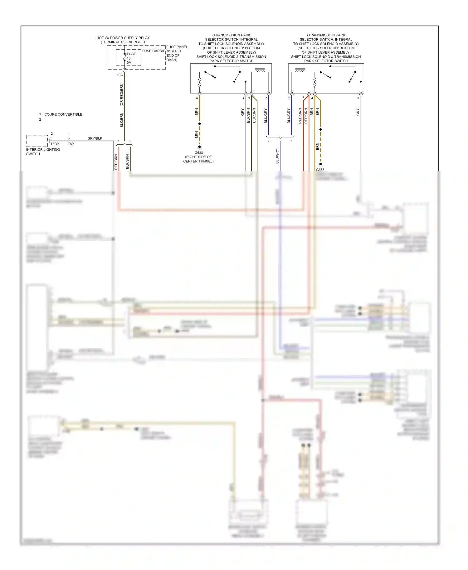 Audi A5 I facelift (2011-2016) (in left plenum chamber) wiring diagram  (10 of 16)