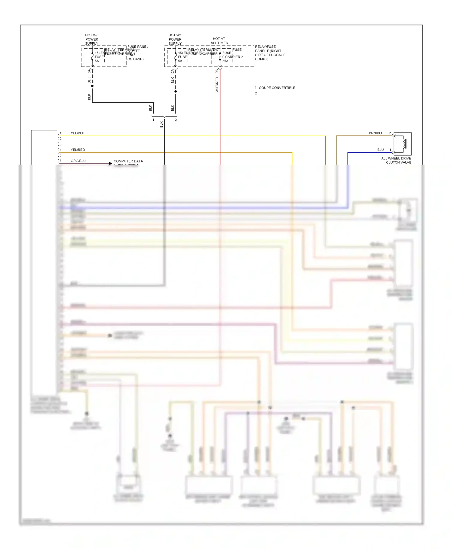 Audi A5 I facelift (2011-2016) (left kick panel) wiring diagram  (41 of 48)