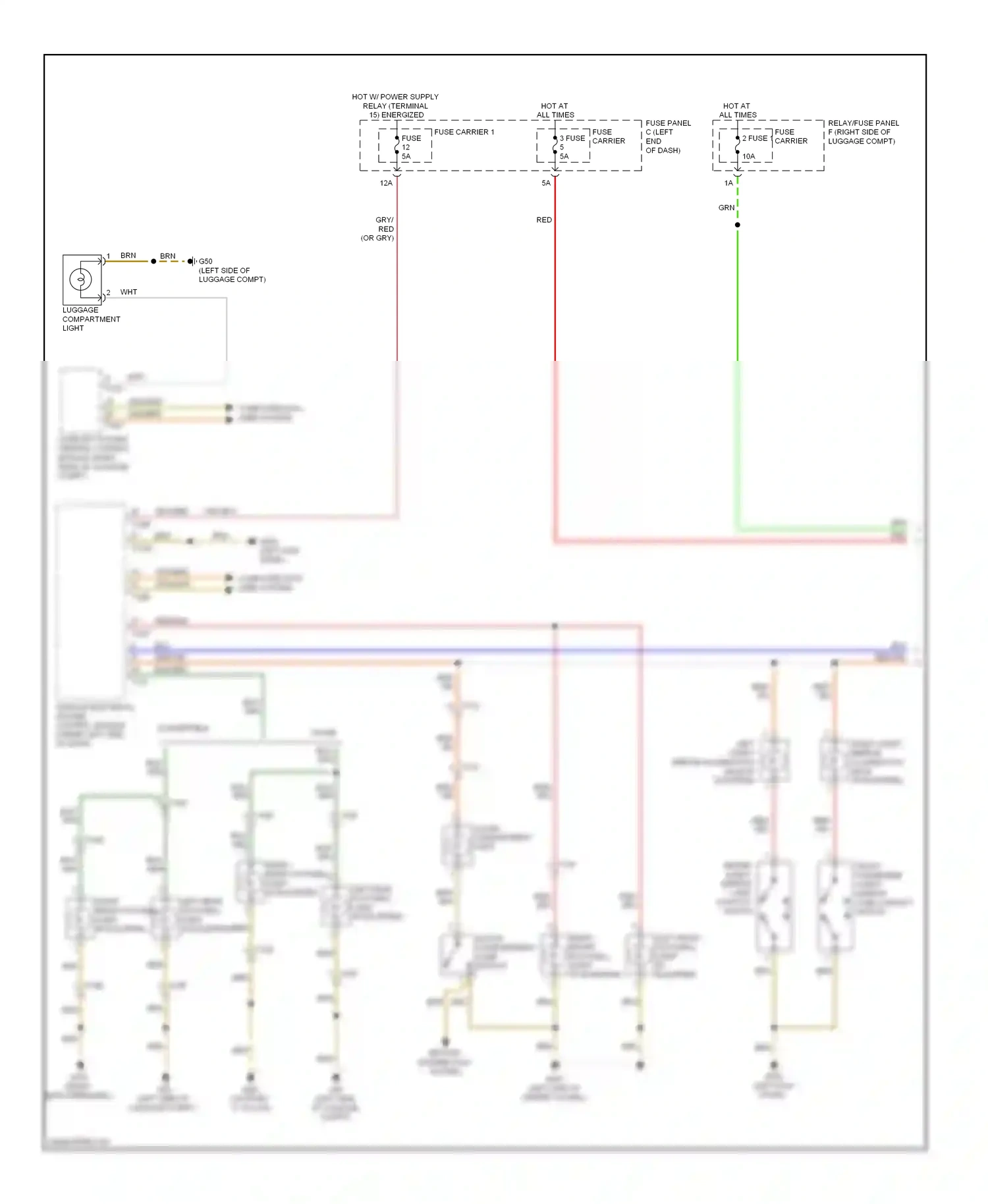 Audi A5 I facelift (2011-2016) (left kick panel) wiring diagram  (11 of 48)