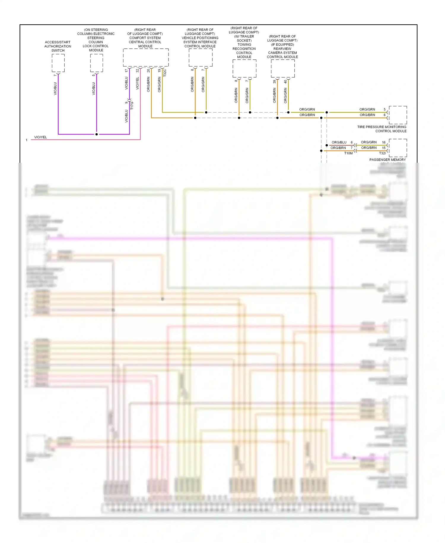 Audi A5 I facelift (2011-2016) passenger memory seat control module wiring diagram  (1 of 6)