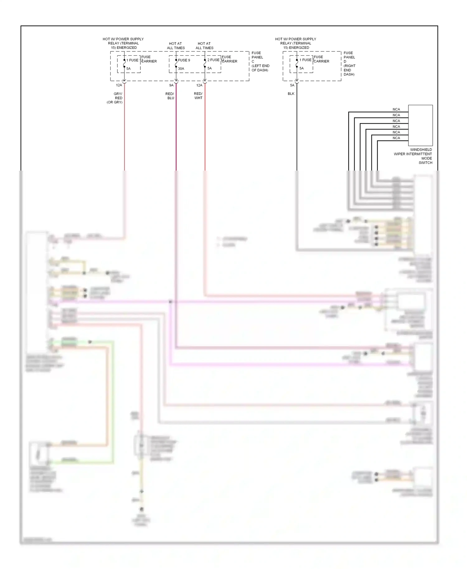 Audi A5 I facelift (2011-2016) steering column electronic systems control module wiring diagram  (10 of 12)