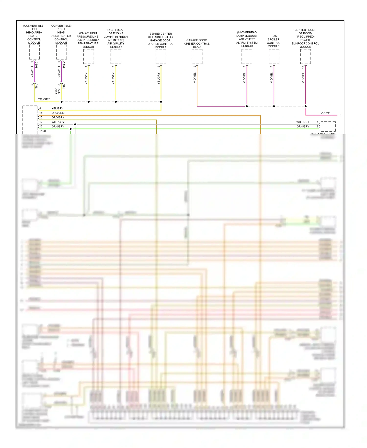 Audi A5 I facelift (2011-2016) vehicle electrical system control module (under left side of dash) wiring diagram  (5 of 27)