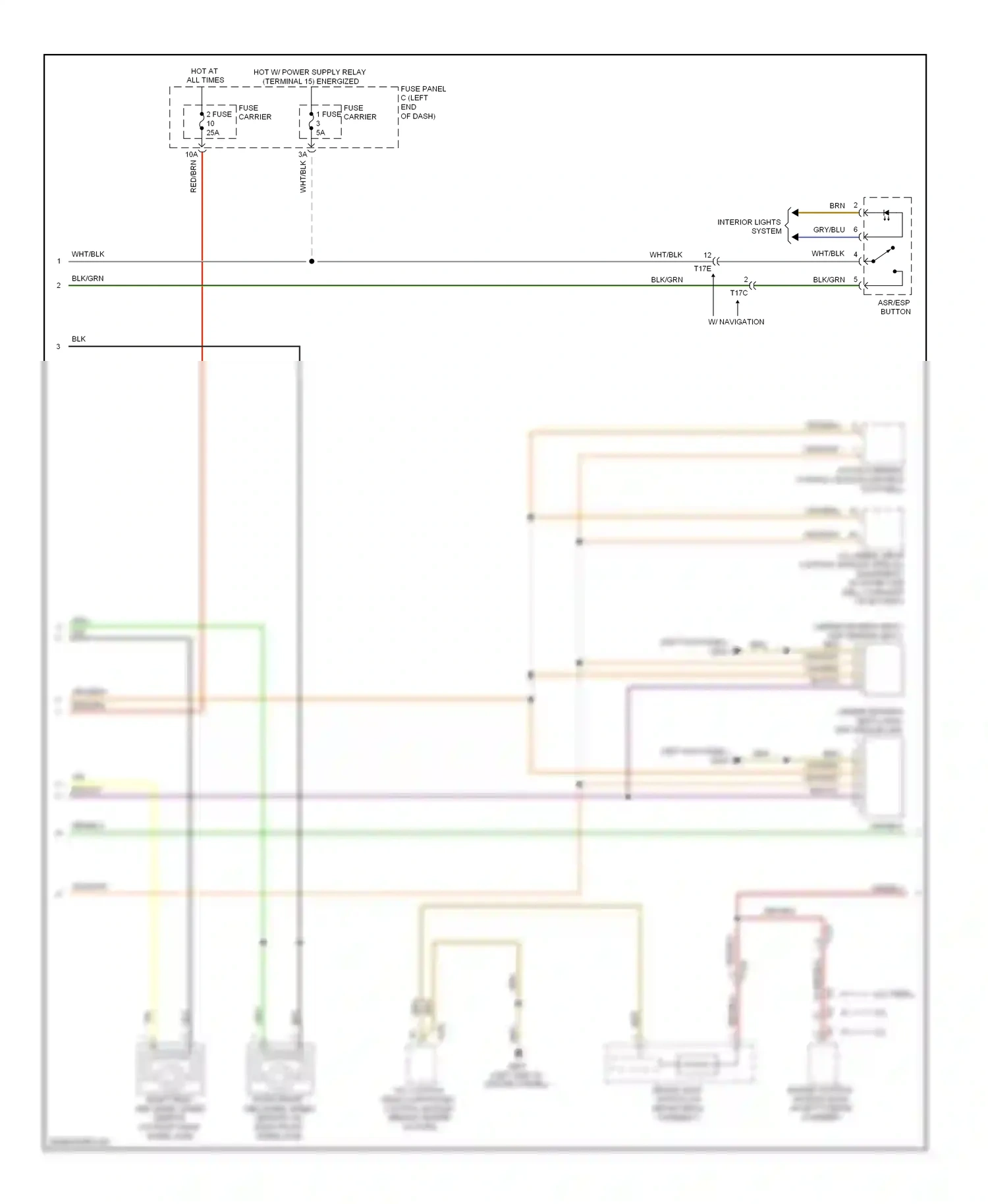 Audi A5 I facelift (2011-2016) w/ navigation wiring diagram  (1 of 3)