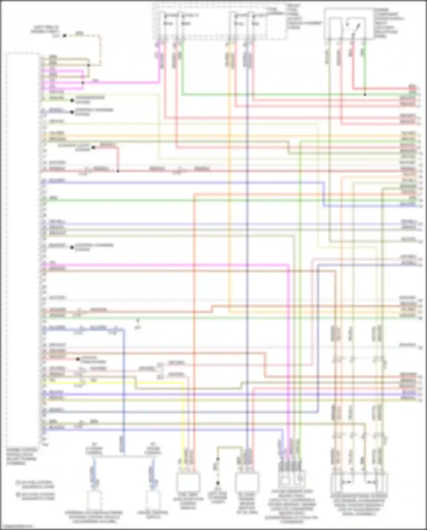 A5 Audi I facelift (2011-2016): Wiring diagram engine performance 2.0l turbo, convertible (1 of 6)