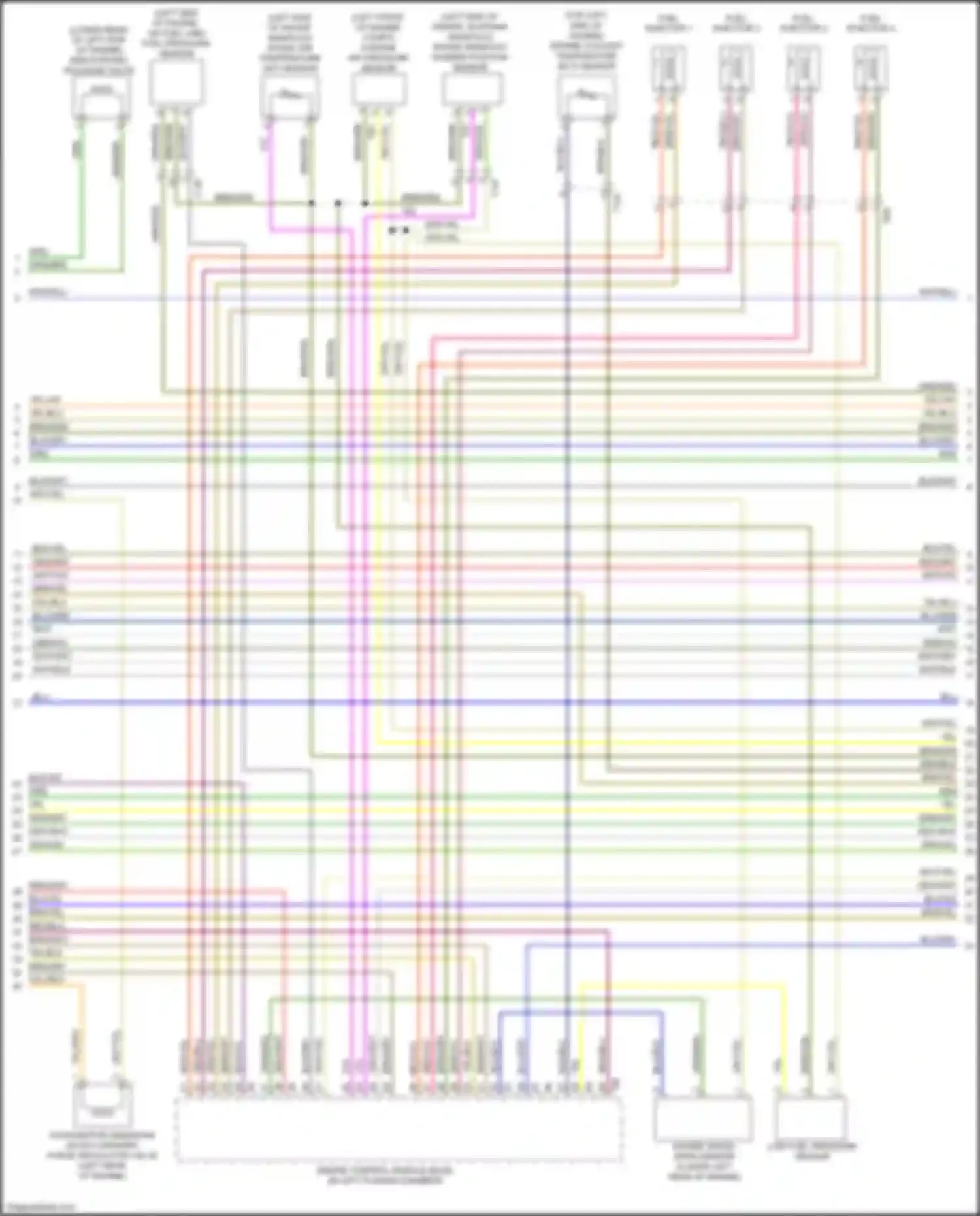 A5 Audi I facelift (2011-2016): Wiring diagram engine performance 2.0l turbo, convertible (5 of 6)