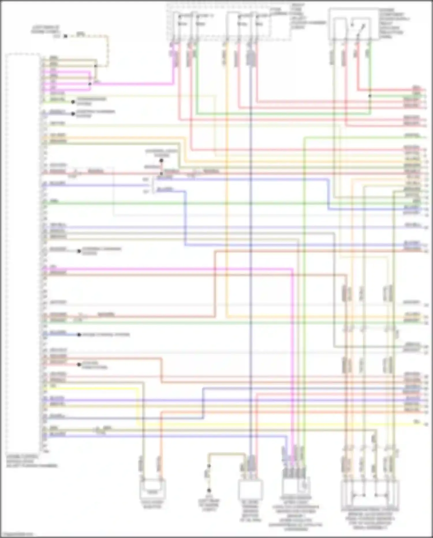 A5 Audi I facelift (2011-2016): Wiring diagram engine performance 2.0l turbo, coupe (1 of 6)