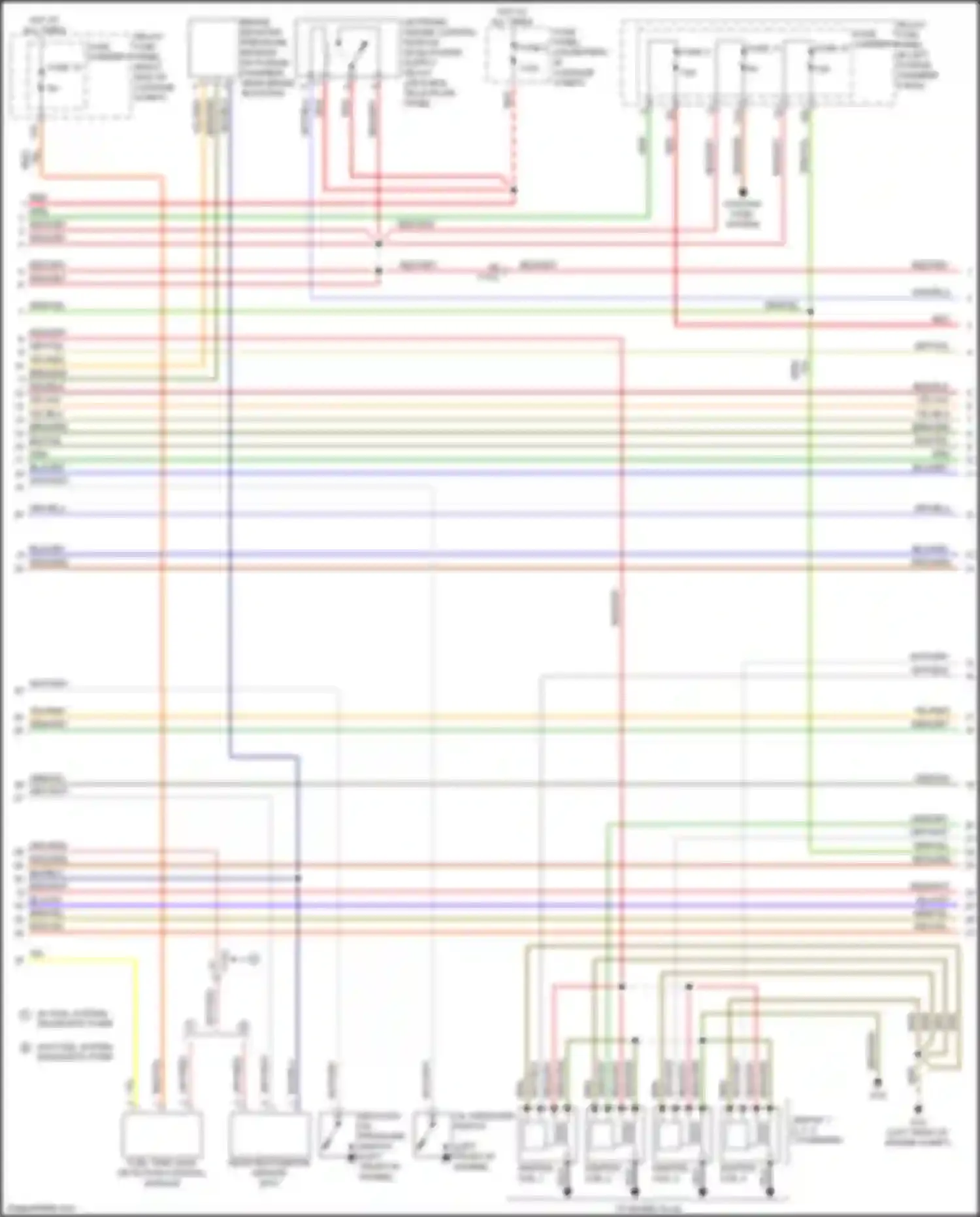A5 Audi I facelift (2011-2016): Wiring diagram engine performance 2.0l turbo, coupe (2 of 6)
