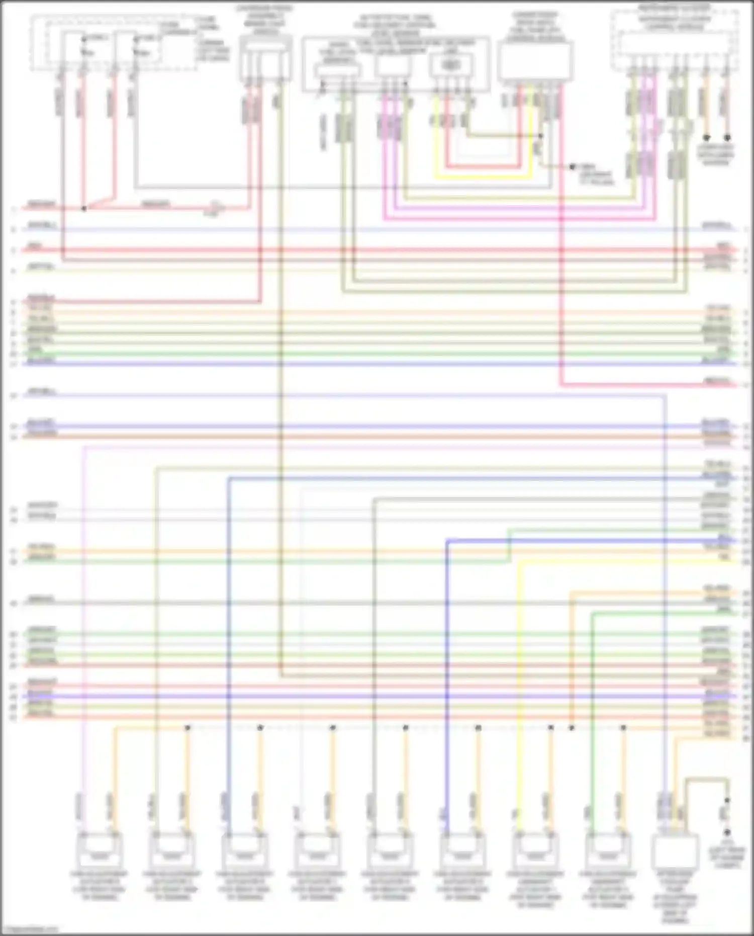 A5 Audi I facelift (2011-2016): Wiring diagram engine performance 2.0l turbo, coupe (3 of 6)