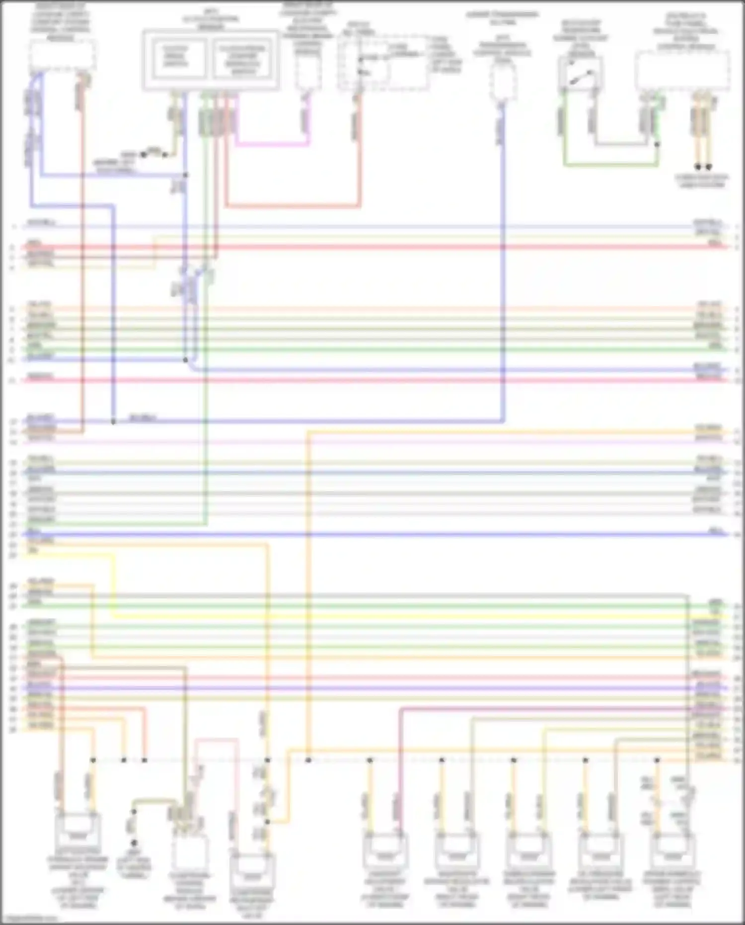 A5 Audi I facelift (2011-2016): Wiring diagram engine performance 2.0l turbo, coupe (4 of 6)
