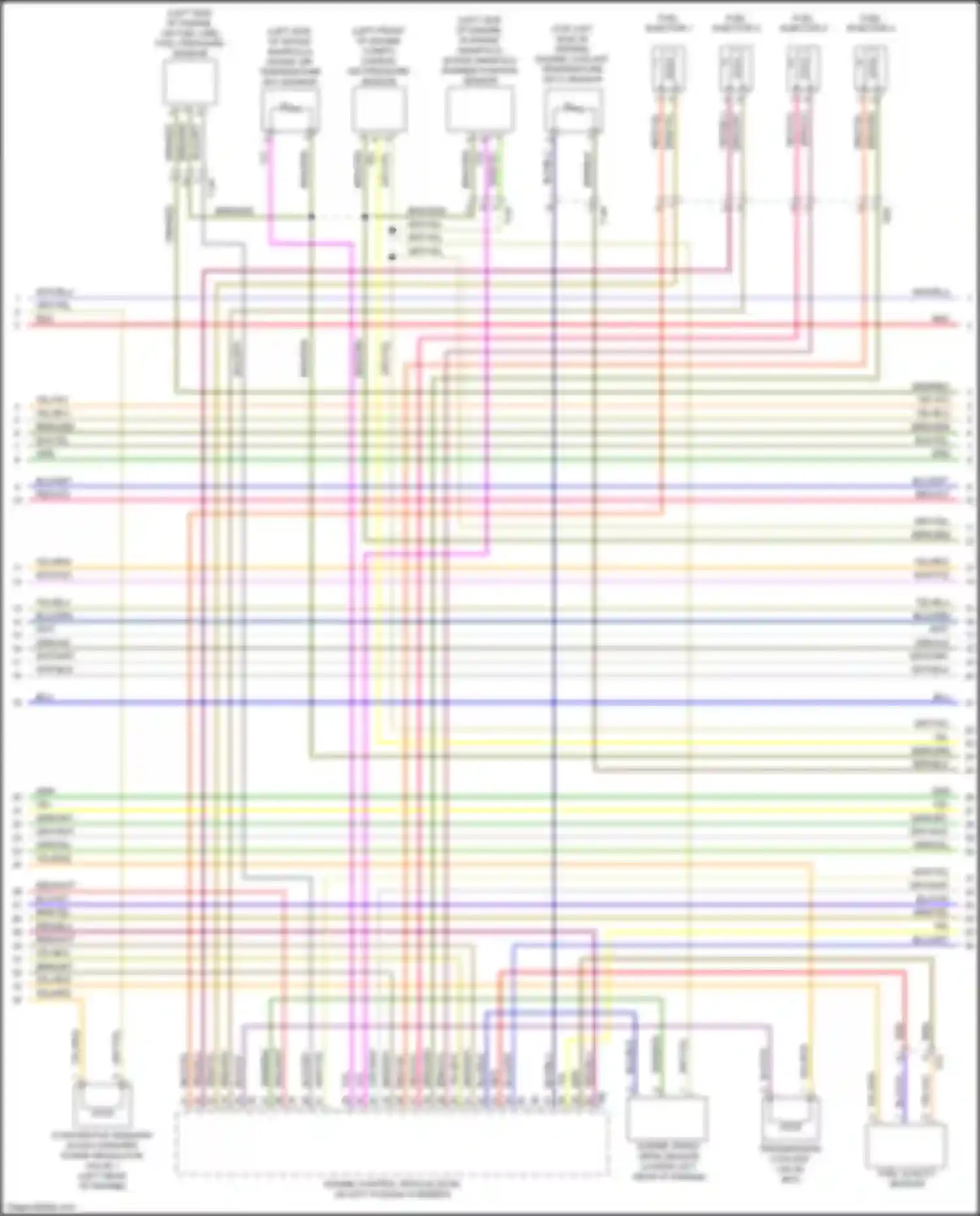 A5 Audi I facelift (2011-2016): Wiring diagram engine performance 2.0l turbo, coupe (5 of 6)