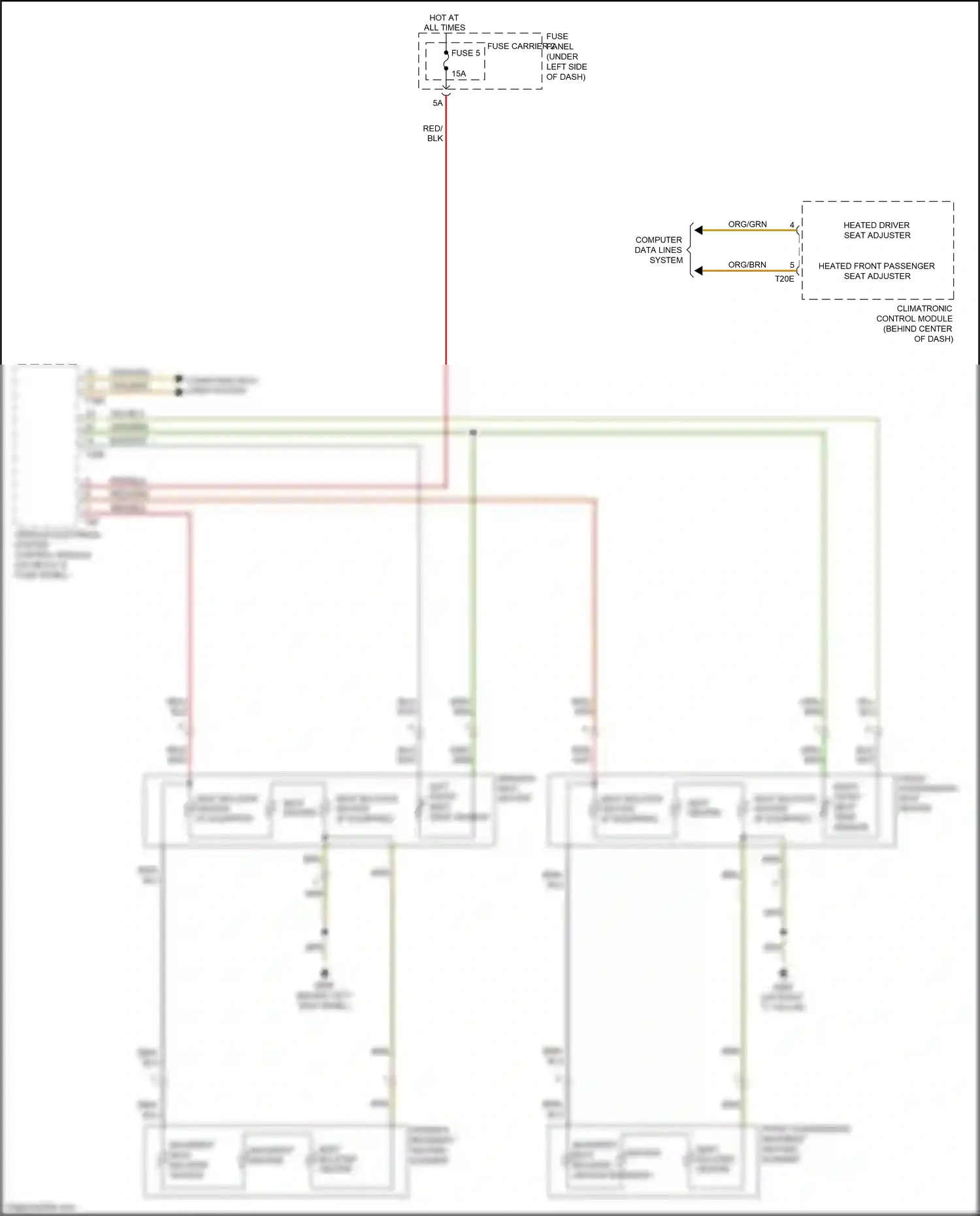 Audi A5 I facelift (2011-2016) computer data lines system wiring diagram  (114 of 123)