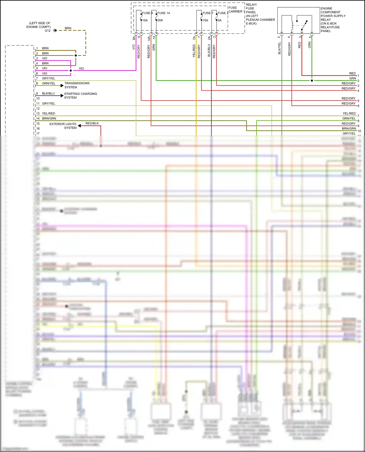 Audi A5 I facelift (2011-2016) engine control module (ecm) wiring diagram  (13 of 16)