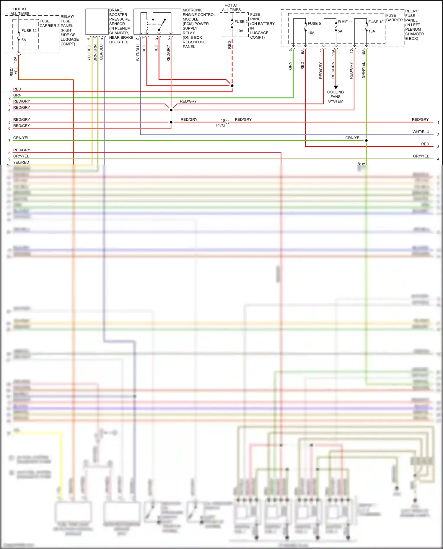 Audi A5 I facelift (2011-2016) fuse panel a wiring diagram  (4 of 4)