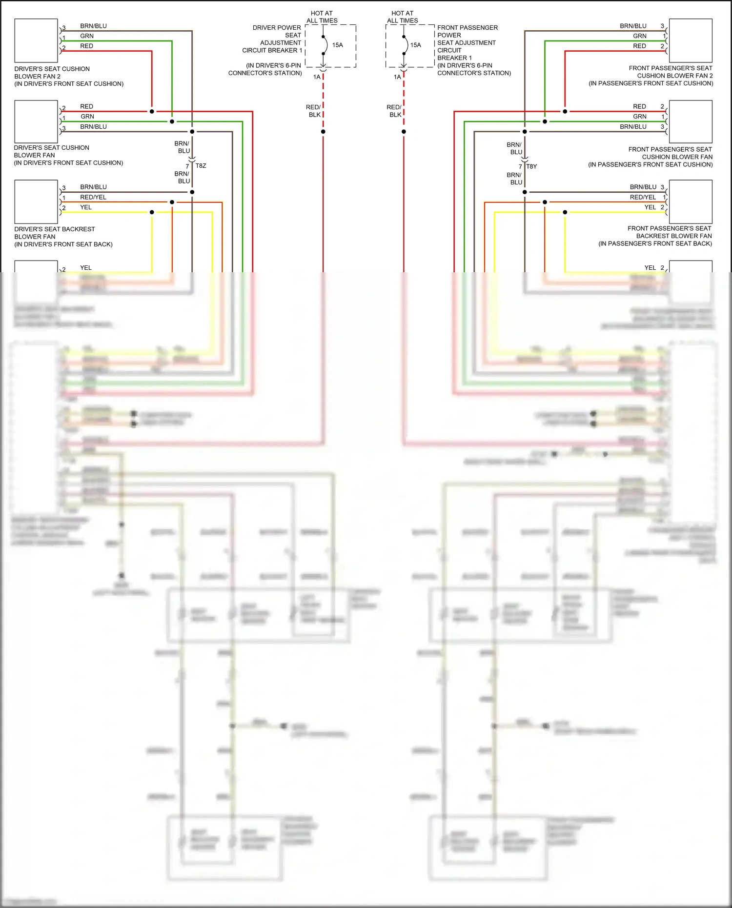 Audi A5 I facelift (2011-2016) (left kick panel) wiring diagram  (42 of 48)