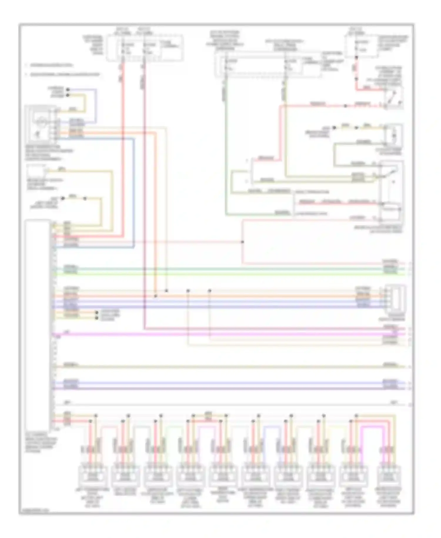 A5 Audi I (2007-2011): Automatic a/c circuit, comfort (1 of 3)
