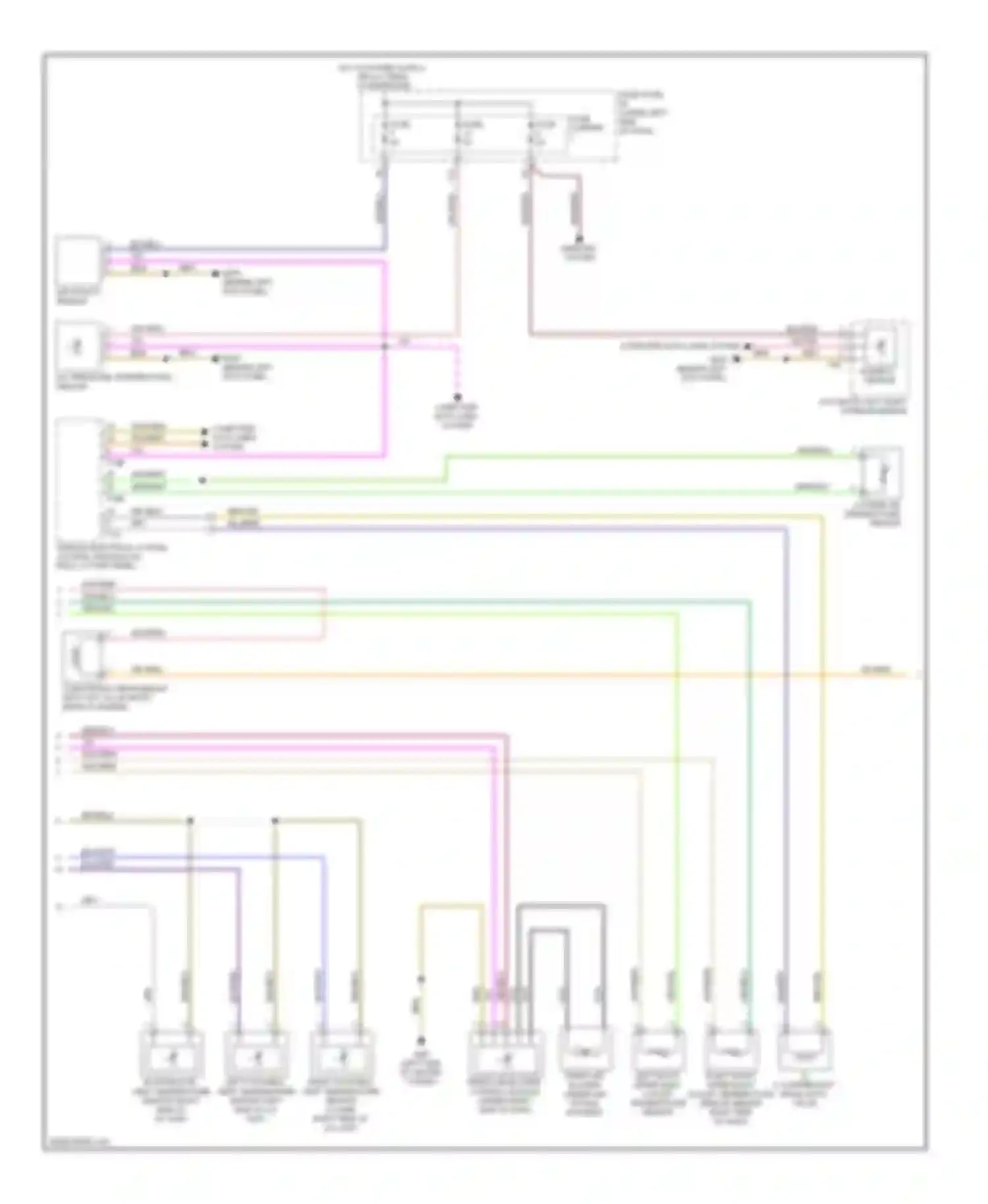 A5 Audi I (2007-2011): Automatic a/c circuit, comfort (2 of 3)