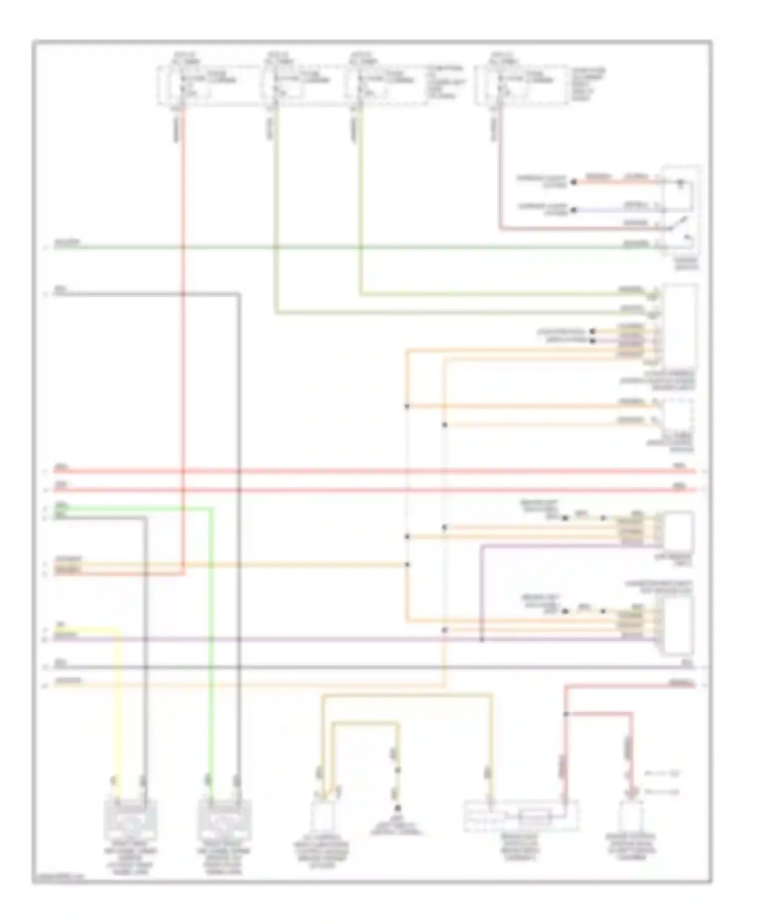 A5 Audi I (2007-2011): Anti-lock brakes circuit (2 of 3)
