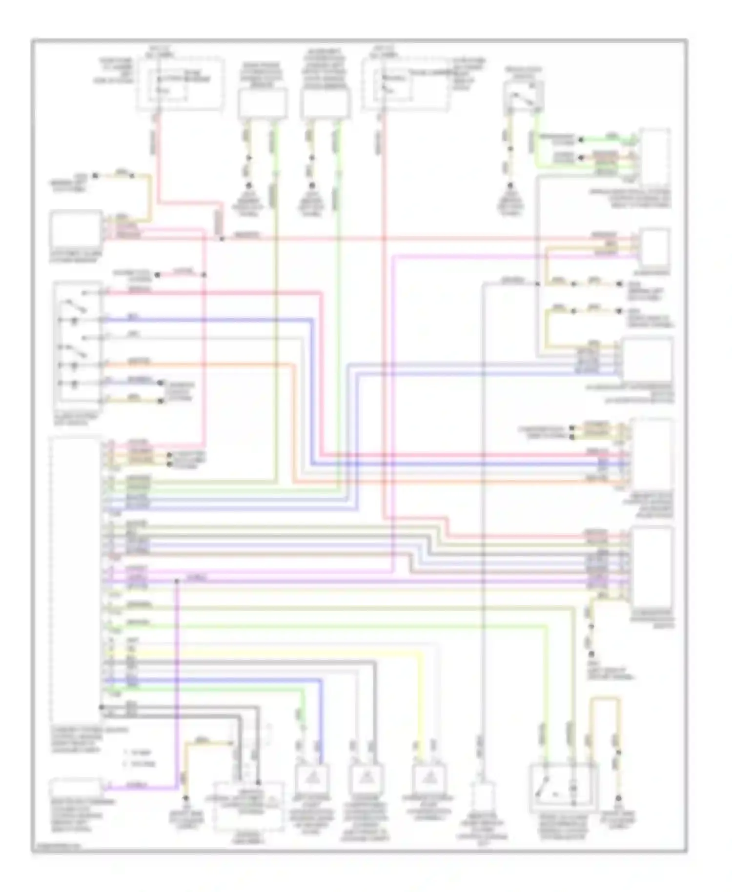 A5 Audi I (2007-2011): Anti-theft circuit