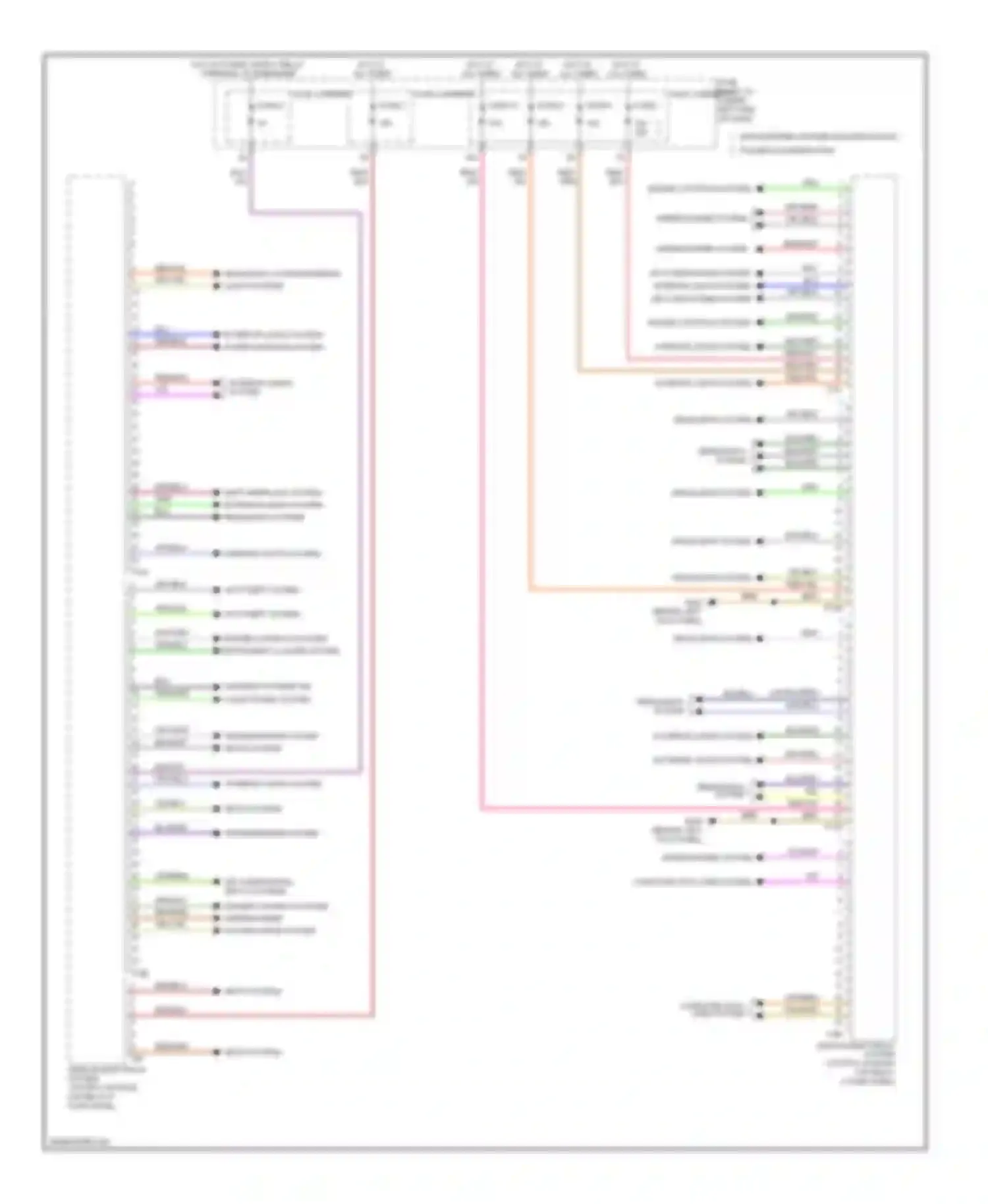 A5 Audi I (2007-2011): Vehicle electrical system control module circuit