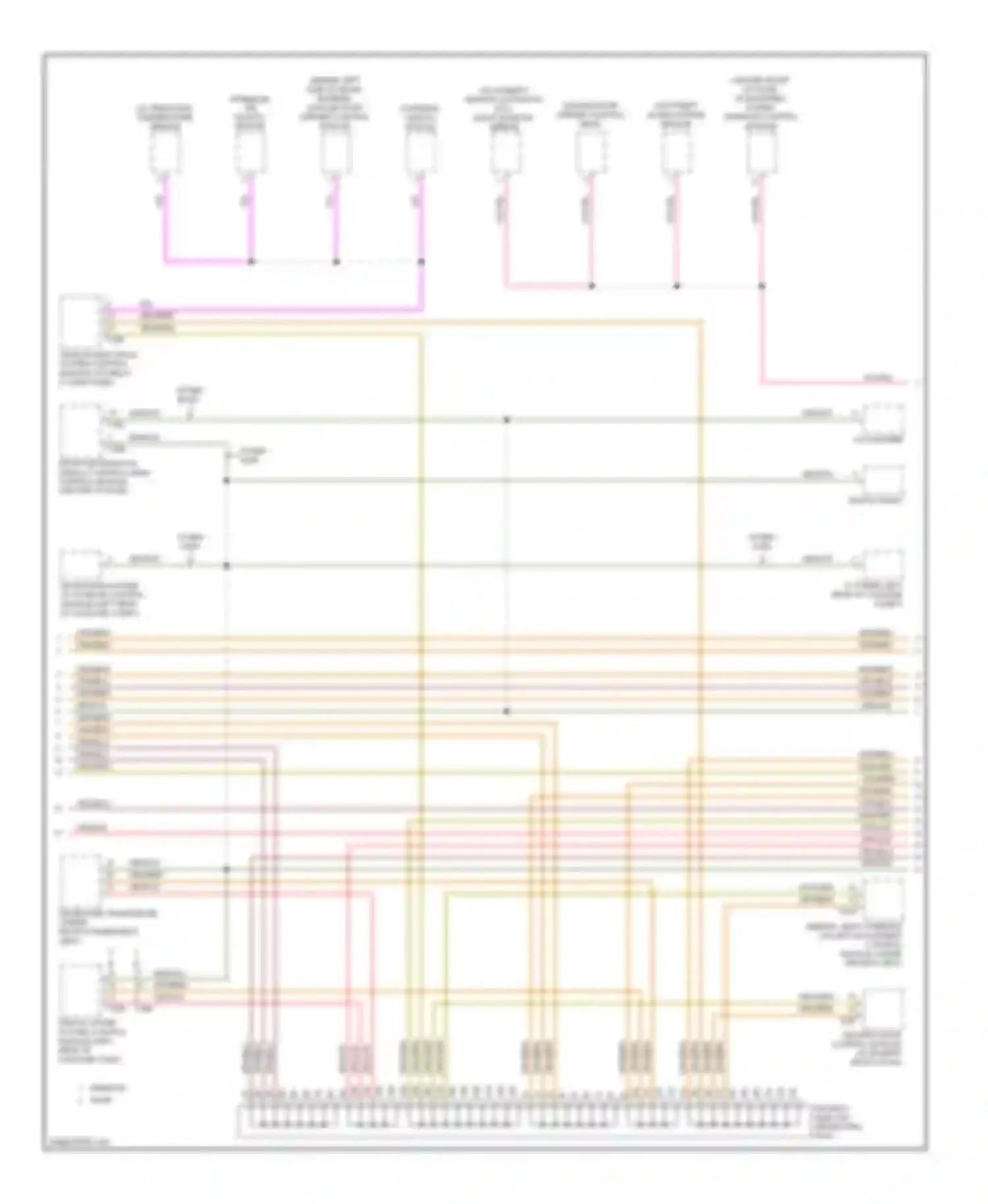 A5 Audi I (2007-2011): Computer data lines circuit (2 of 3)