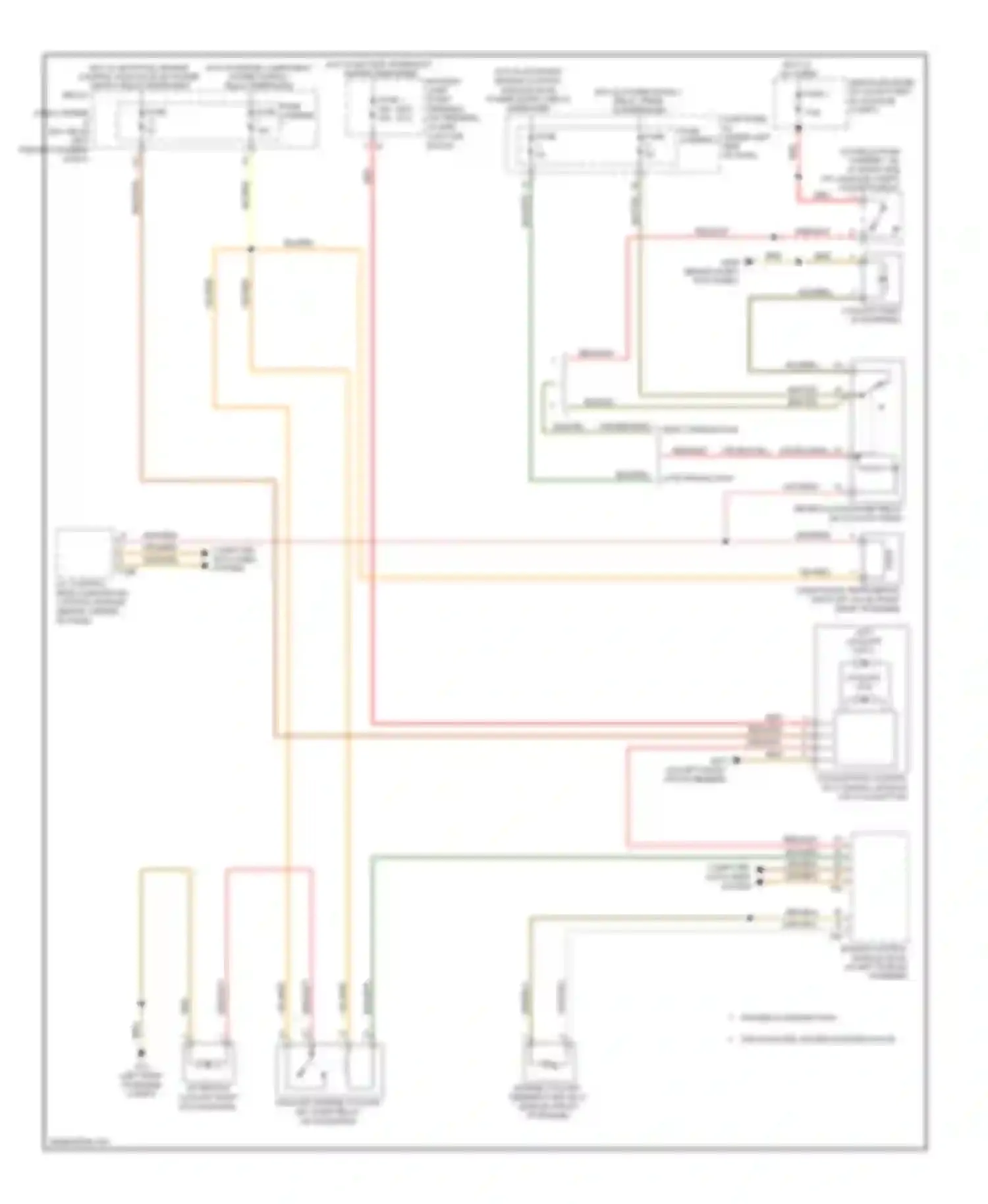 A5 Audi I (2007-2011): Cooling fan circuit