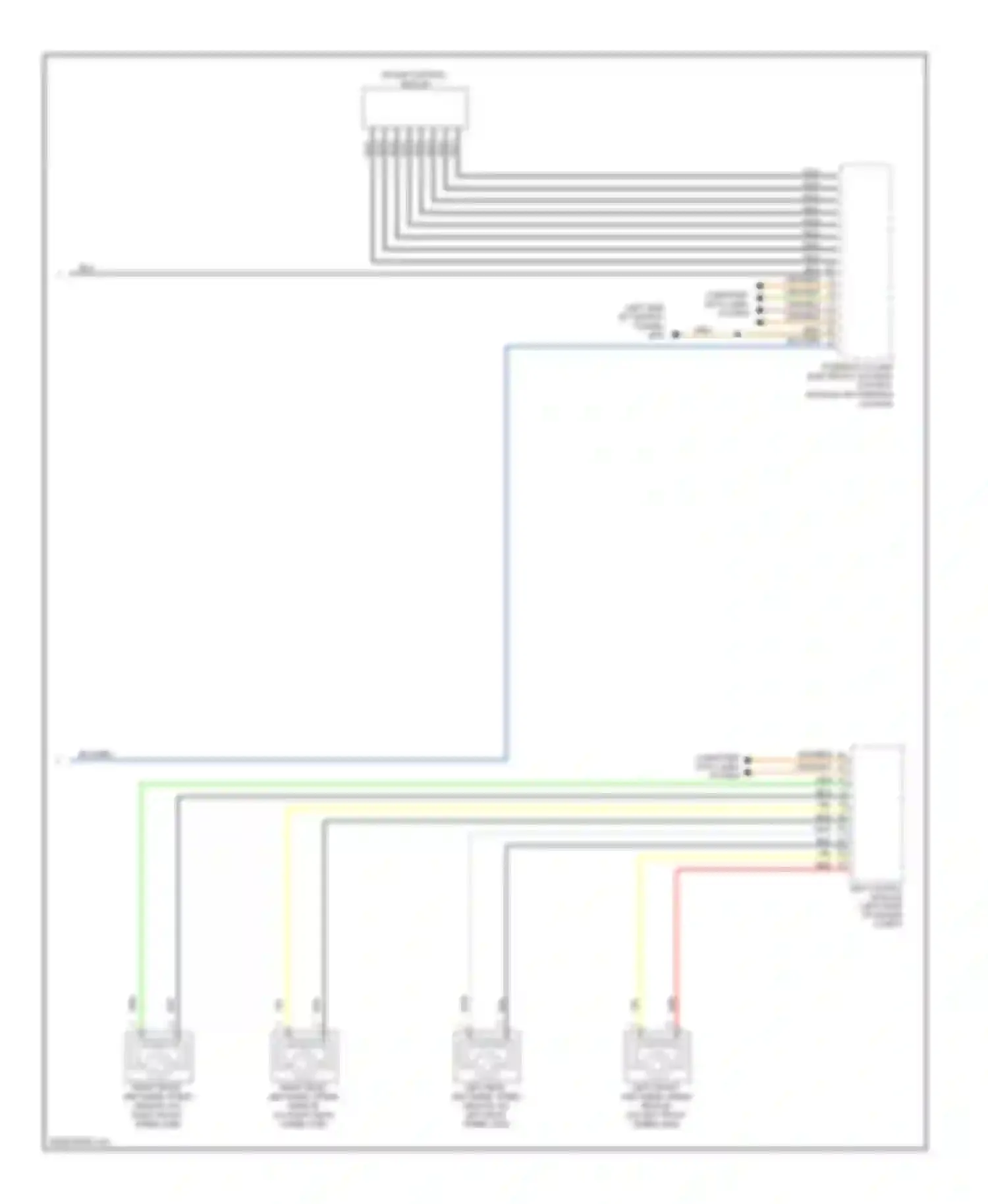 A5 Audi I (2007-2011): Cruise control circuit (2 of 2)