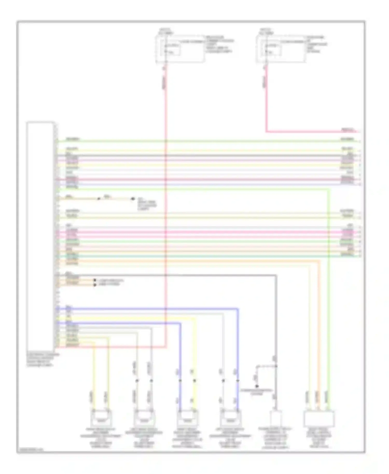 A5 Audi I (2007-2011): Electronic suspension circuit (1 of 2)