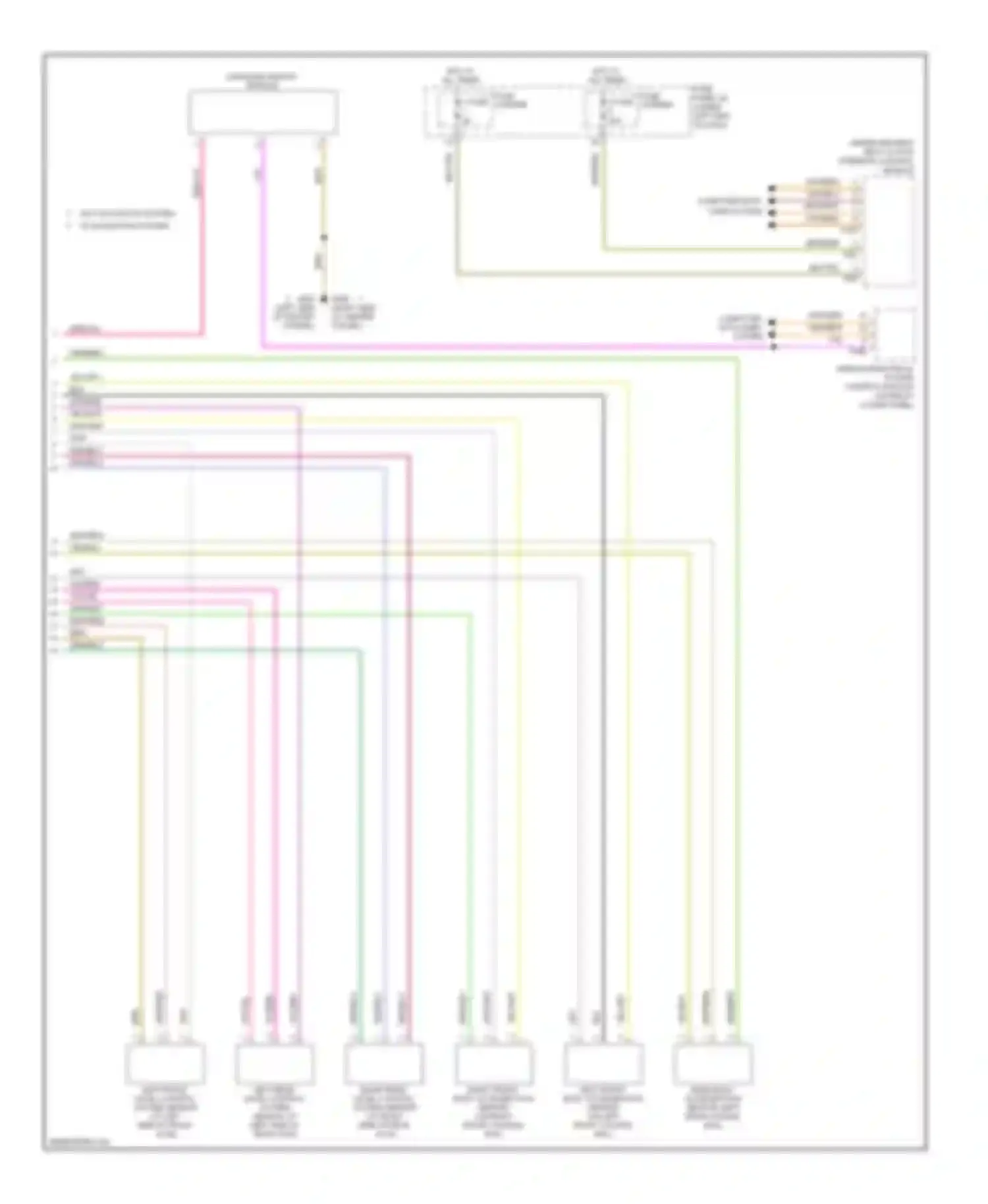 A5 Audi I (2007-2011): Electronic suspension circuit (2 of 2)