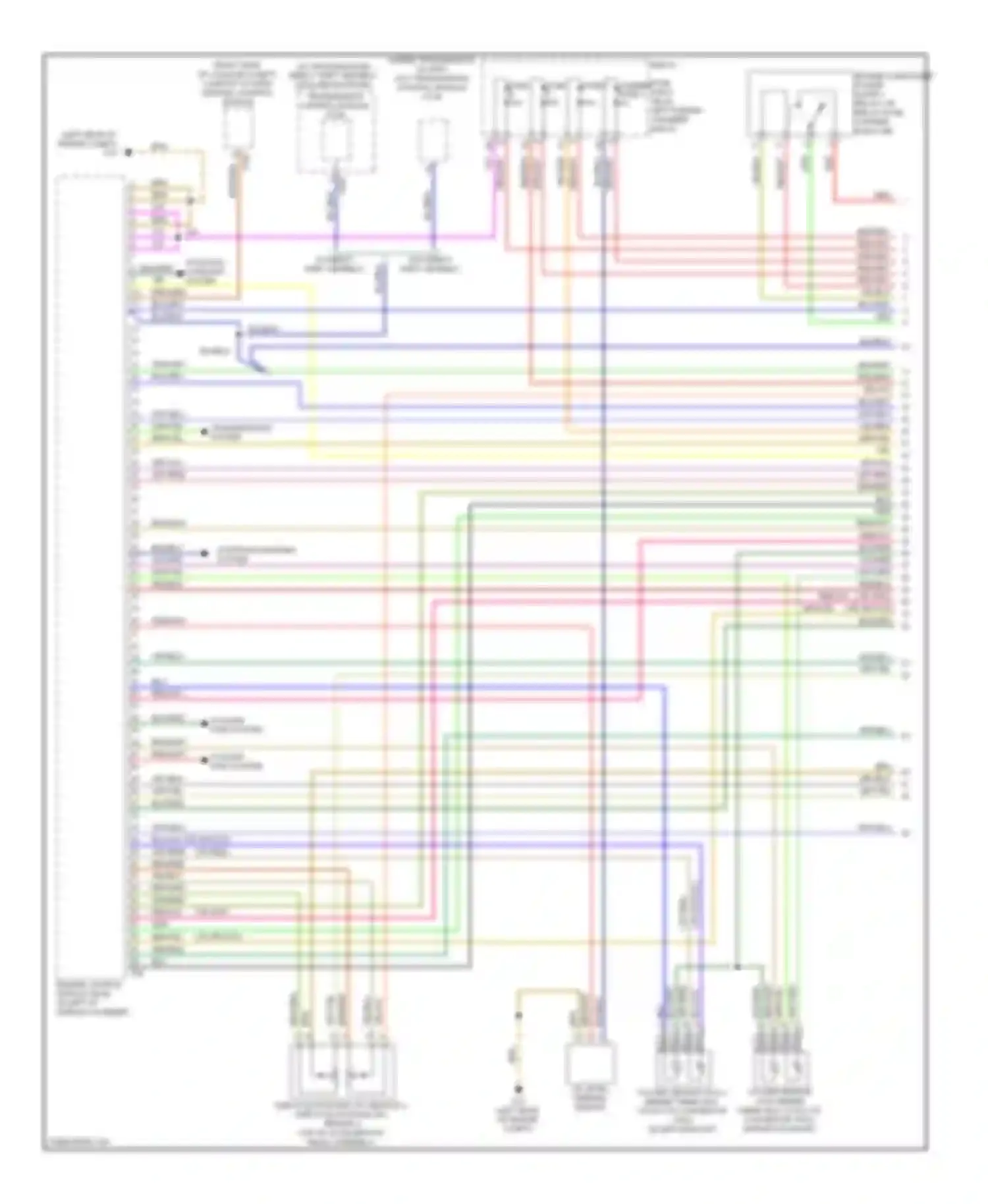 A5 Audi I (2007-2011): Wiring diagram engine performance 3.2l (1 of 8)