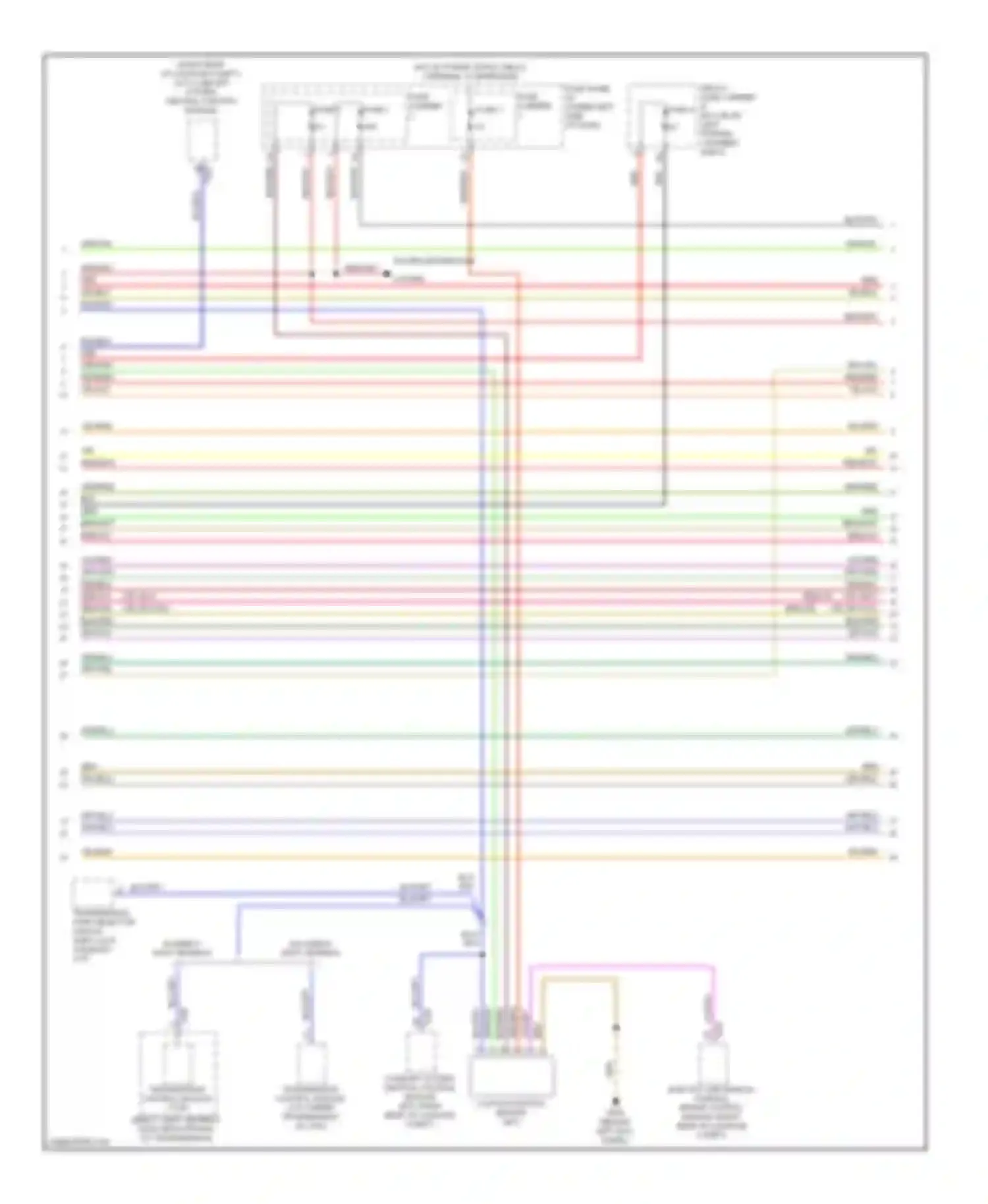 A5 Audi I (2007-2011): Wiring diagram engine performance 3.2l (3 of 8)