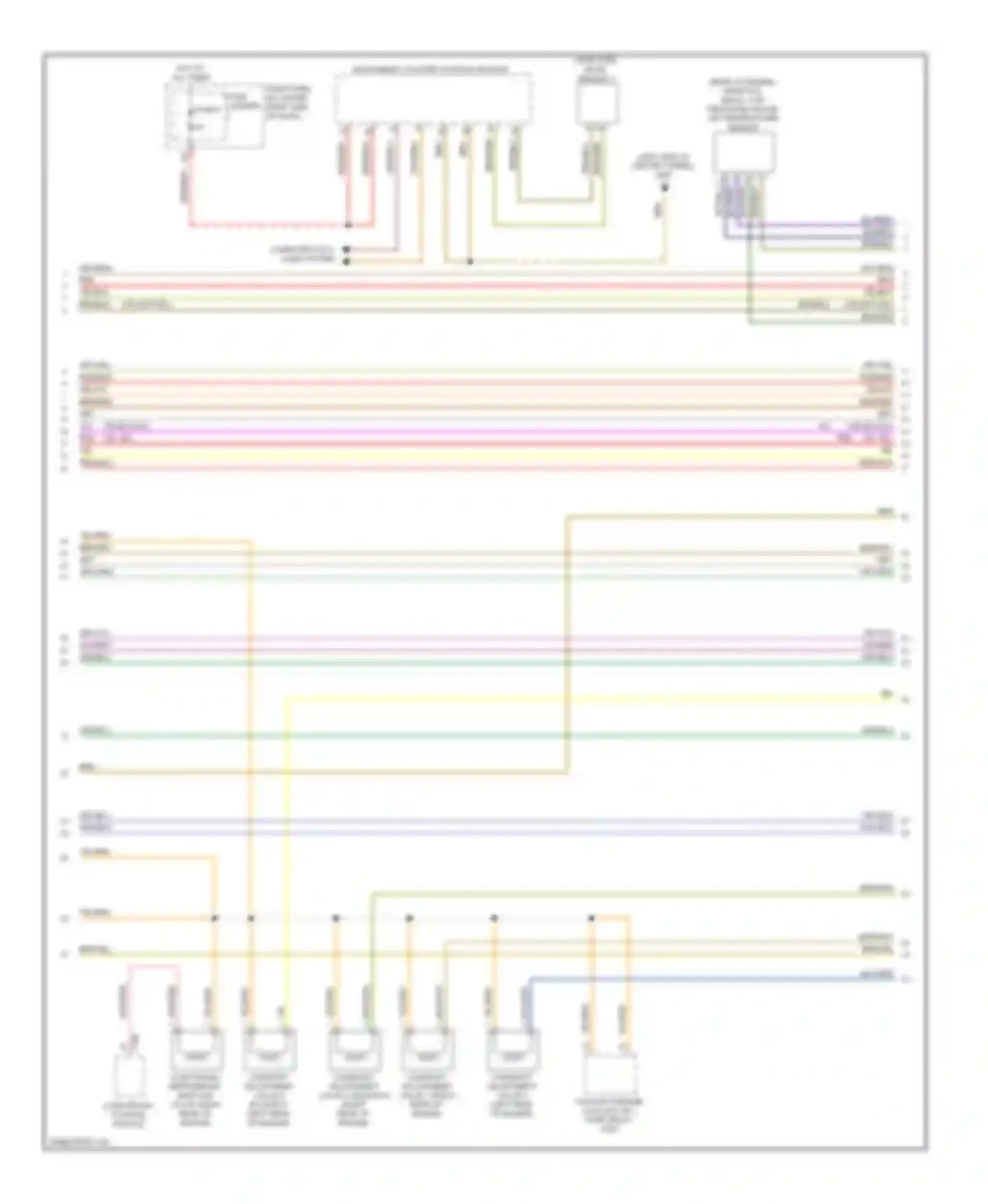 A5 Audi I (2007-2011): Wiring diagram engine performance 3.2l (5 of 8)