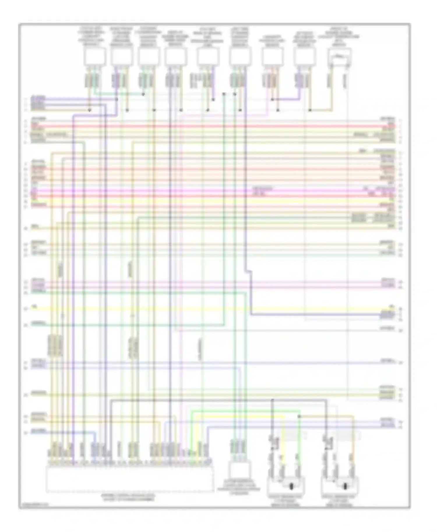 A5 Audi I (2007-2011): Wiring diagram engine performance 3.2l (6 of 8)