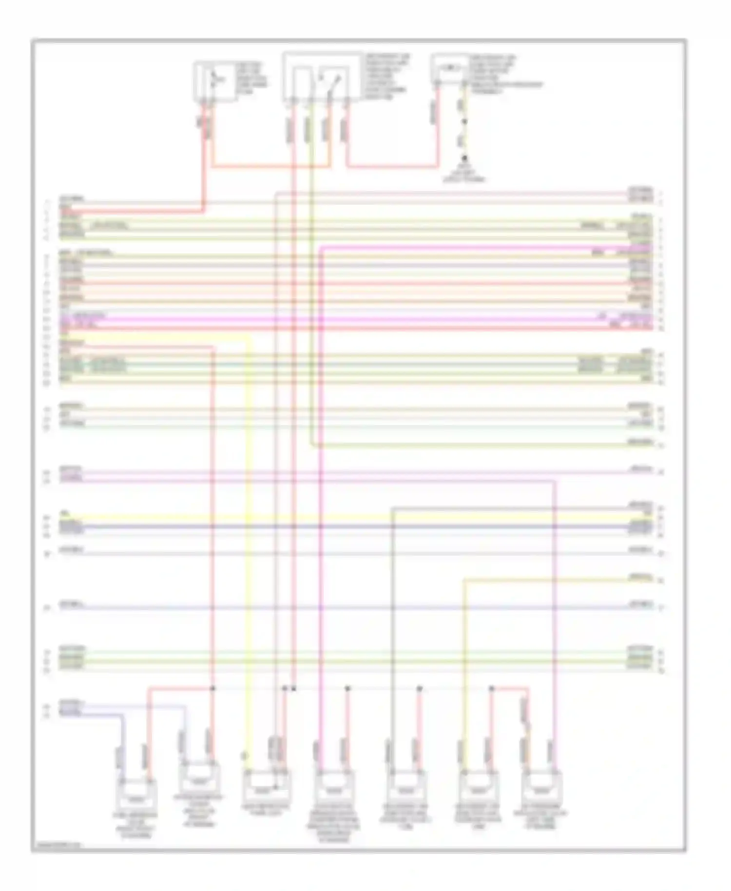 A5 Audi I (2007-2011): Wiring diagram engine performance 3.2l (7 of 8)