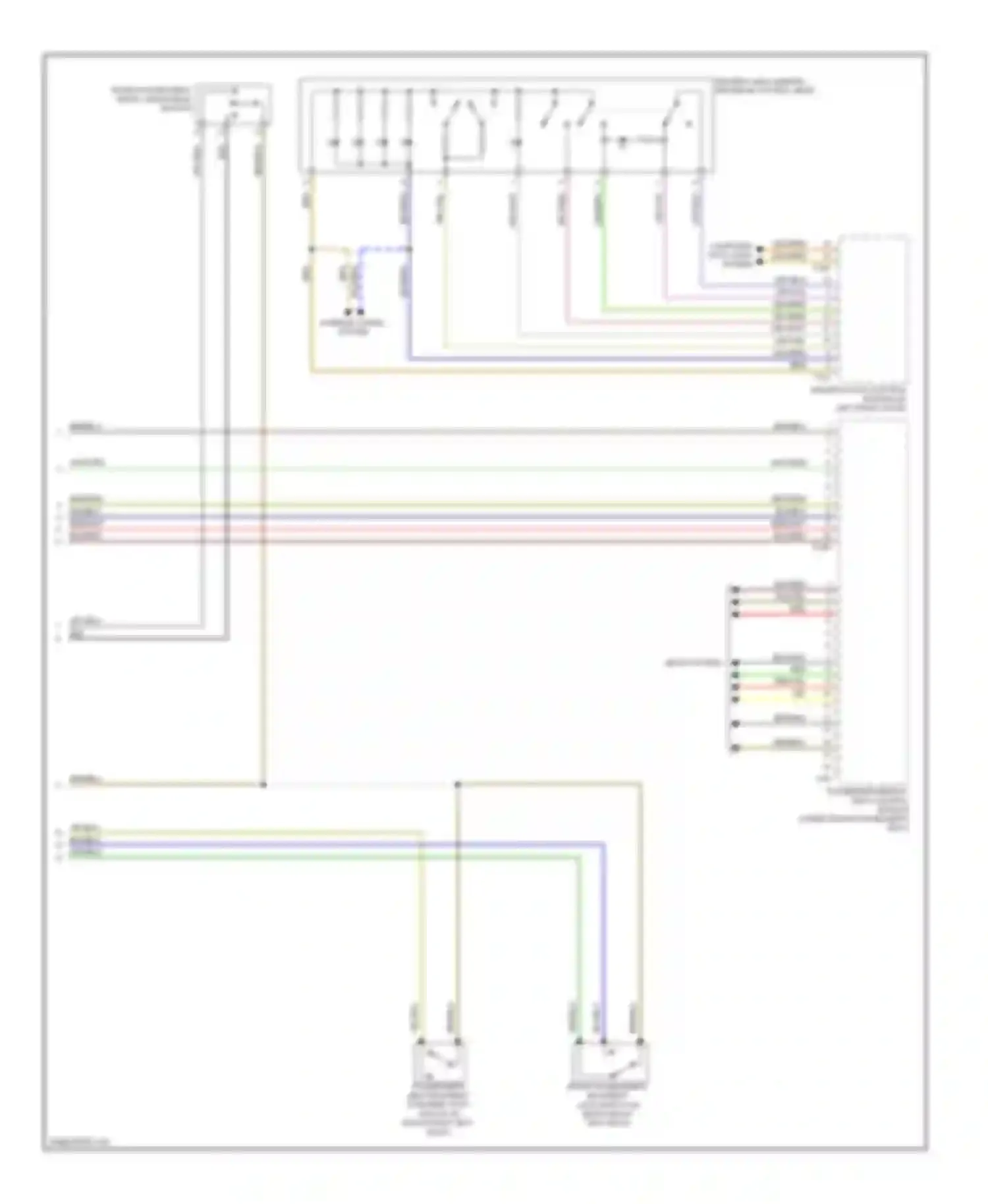 A5 Audi I (2007-2011): Passenger"s memory seat circuit (2 of 2)
